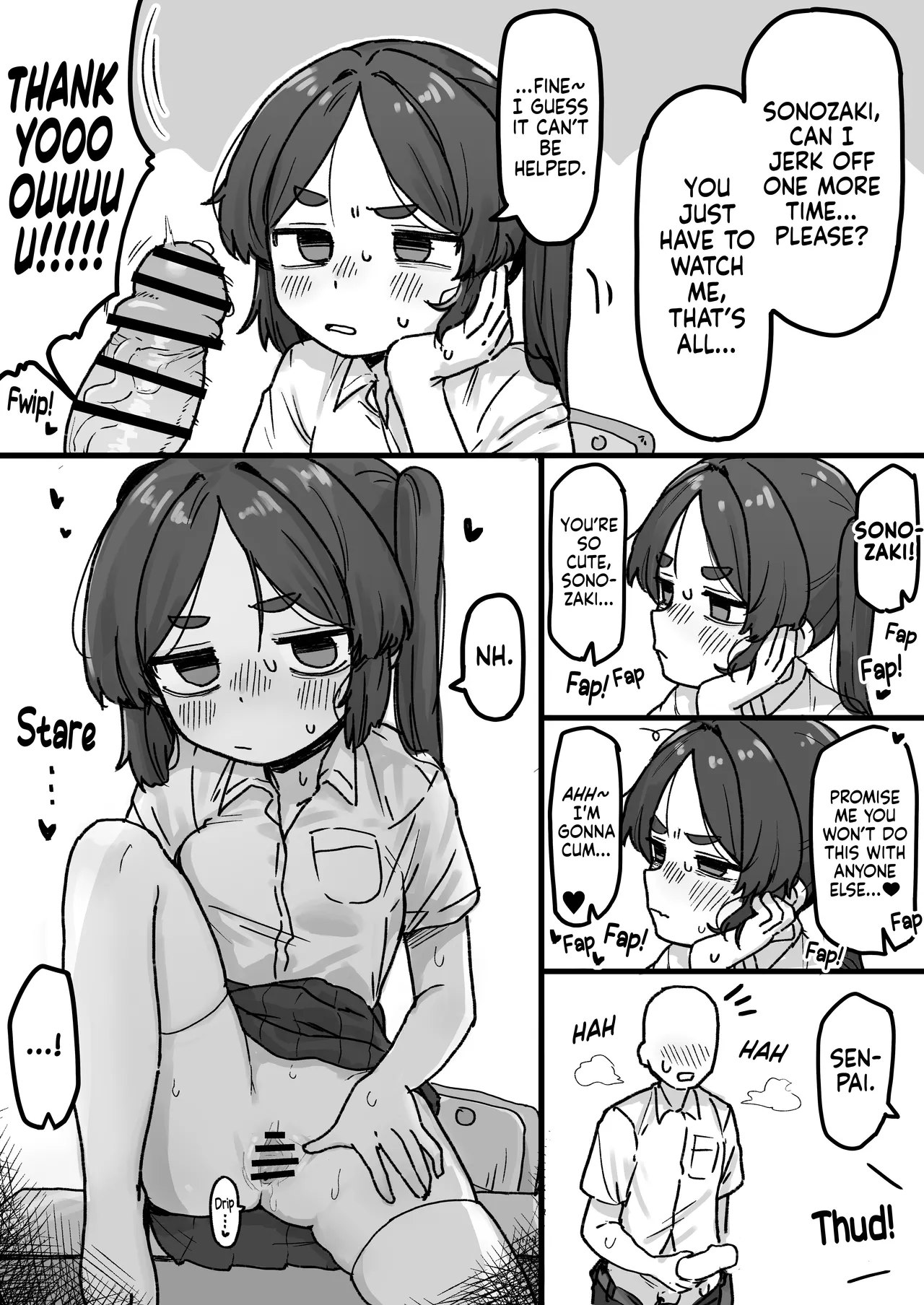 [Dobepopon]○Shori Gakari-chan | Sexual Relief-chan[English] [NudeSalad] [Ongoing] Page 17
