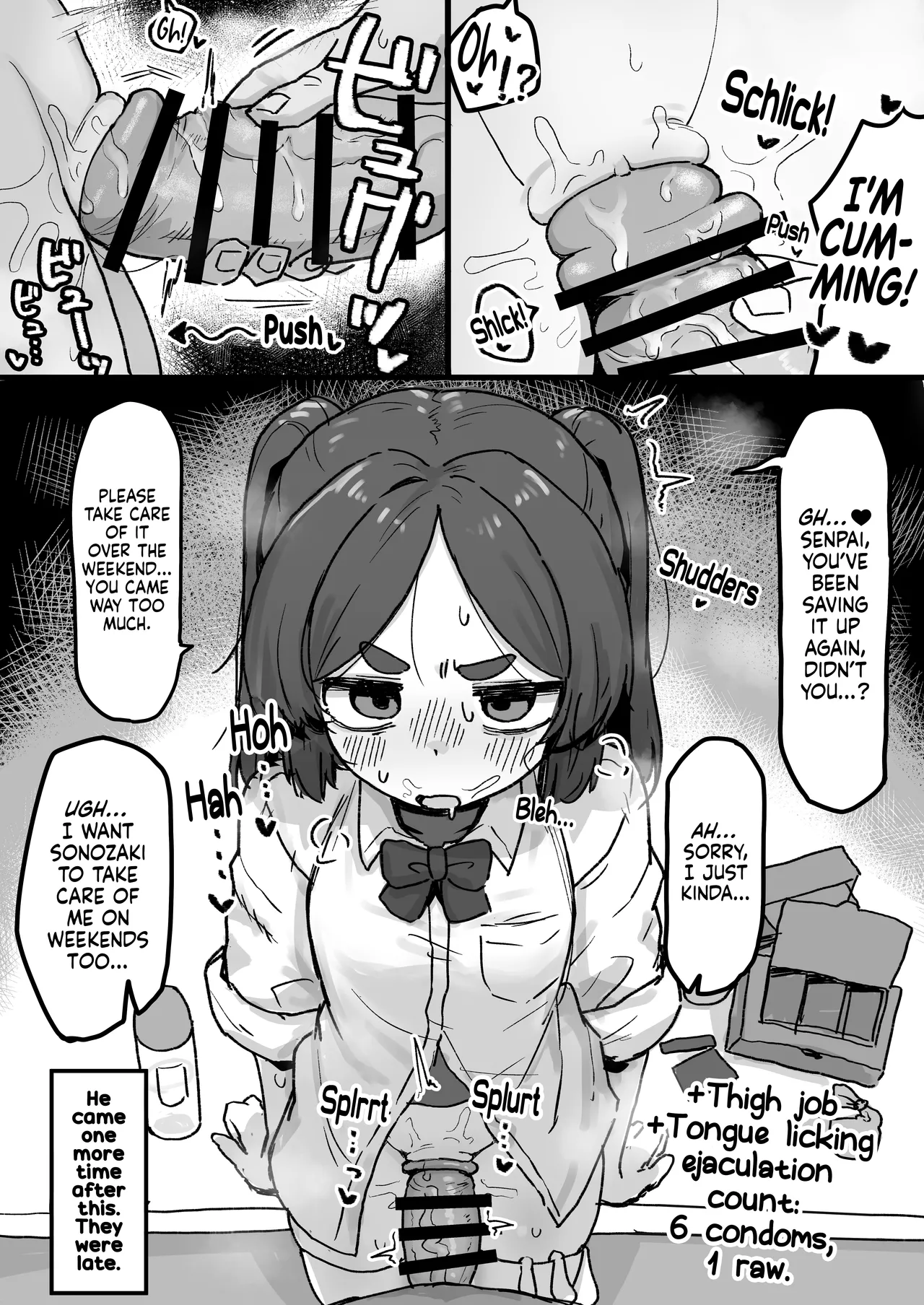 [Dobepopon]○Shori Gakari-chan | Sexual Relief-chan[English] [NudeSalad] [Ongoing] Page 24