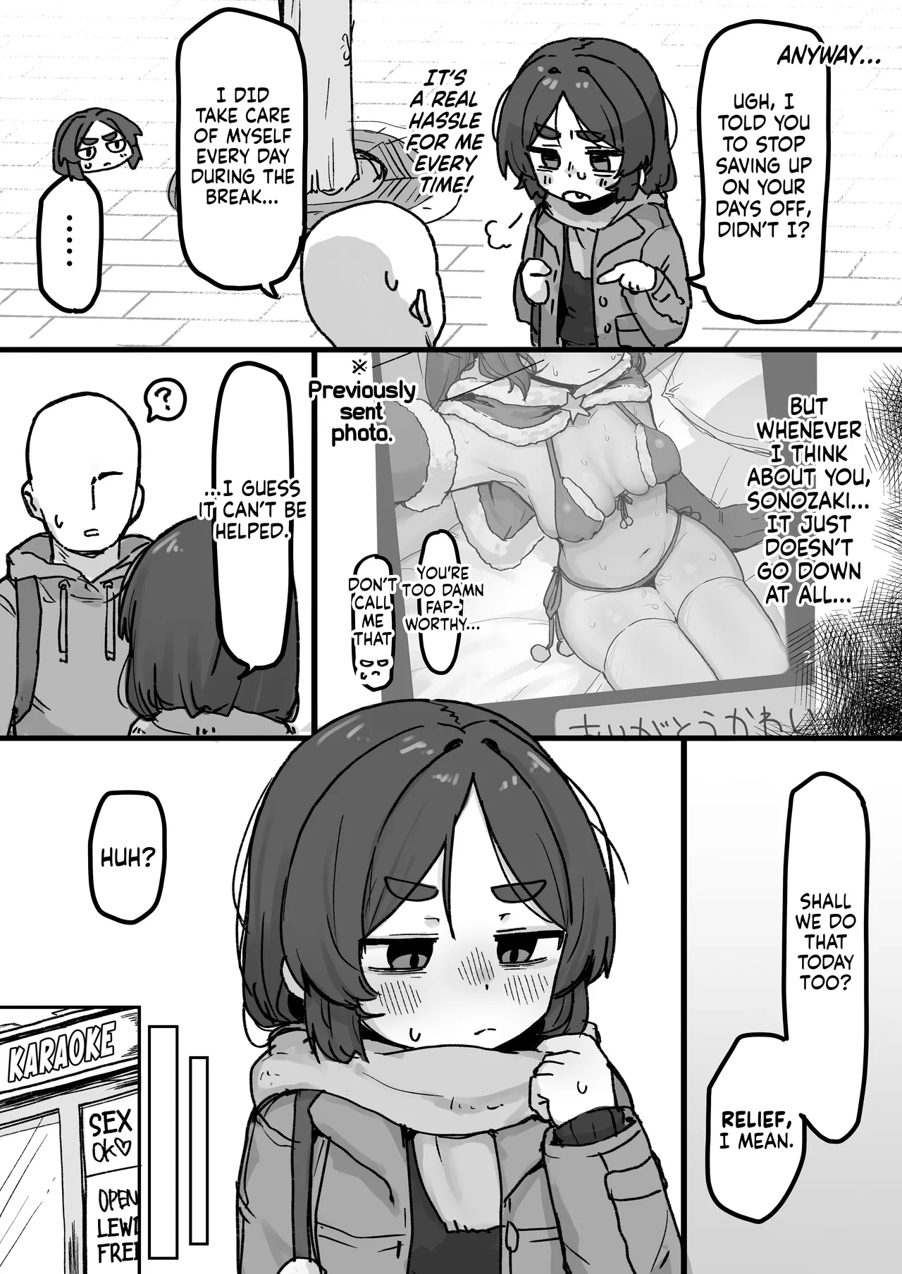 [Dobepopon]○Shori Gakari-chan | Sexual Relief-chan[English] [NudeSalad] [Ongoing] Page 38
