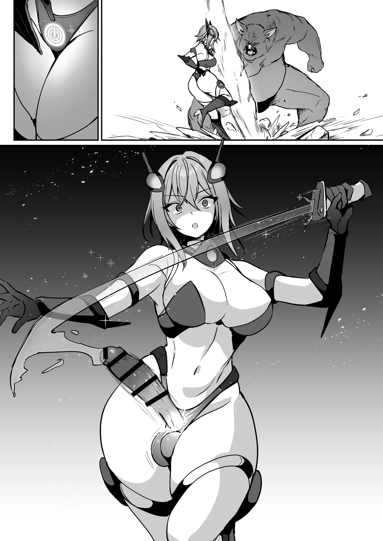 [Suichuu White (Calpish)]Seigi no Futanari Hiroin Futaboshi Kamihime Elixir Kyotama-ka Haiboku Page 26