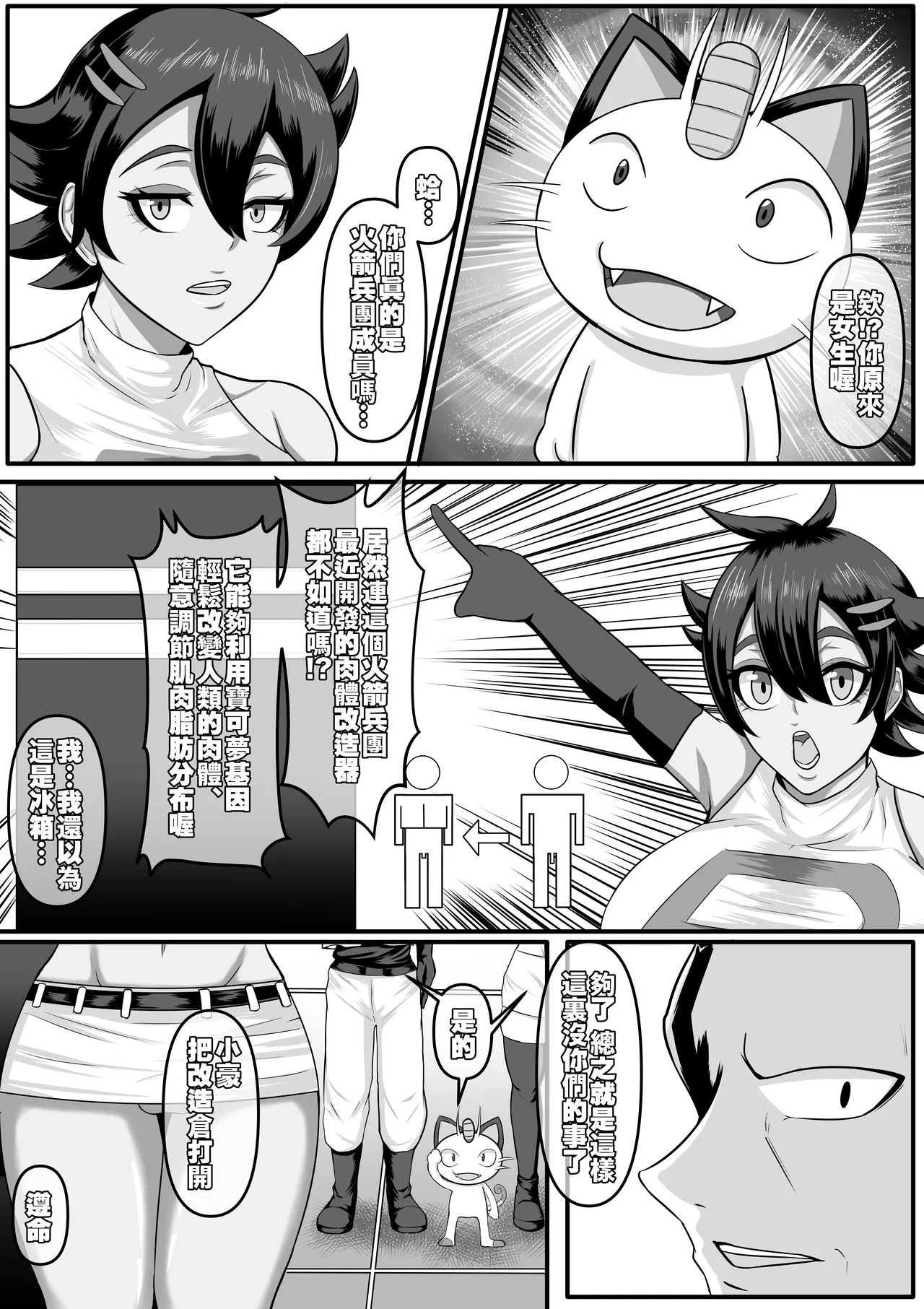 [boomdragonkid]ポケモン ロケット団の肉体改造 （繁中） Page 3