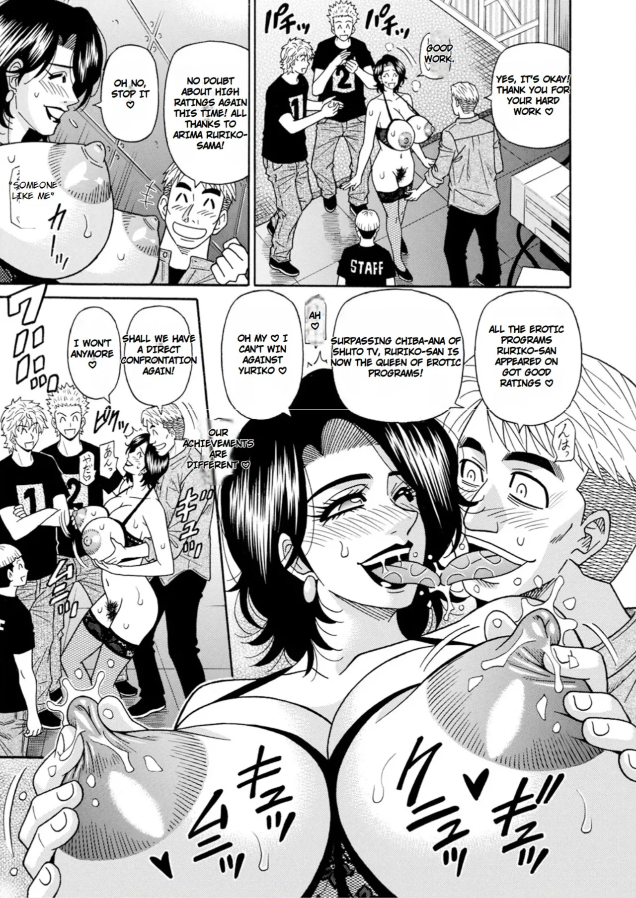 [Ozaki Akira]Miboujin Ana Ruriko no Hinichijuu - The Extraordinary Life of Widow Announcer Ruriko[English] Page 119