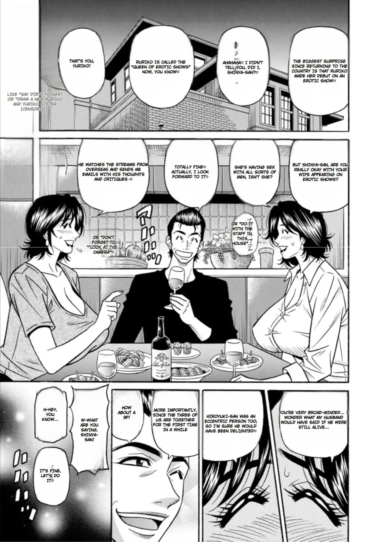 [Ozaki Akira]Miboujin Ana Ruriko no Hinichijuu - The Extraordinary Life of Widow Announcer Ruriko[English] Page 187