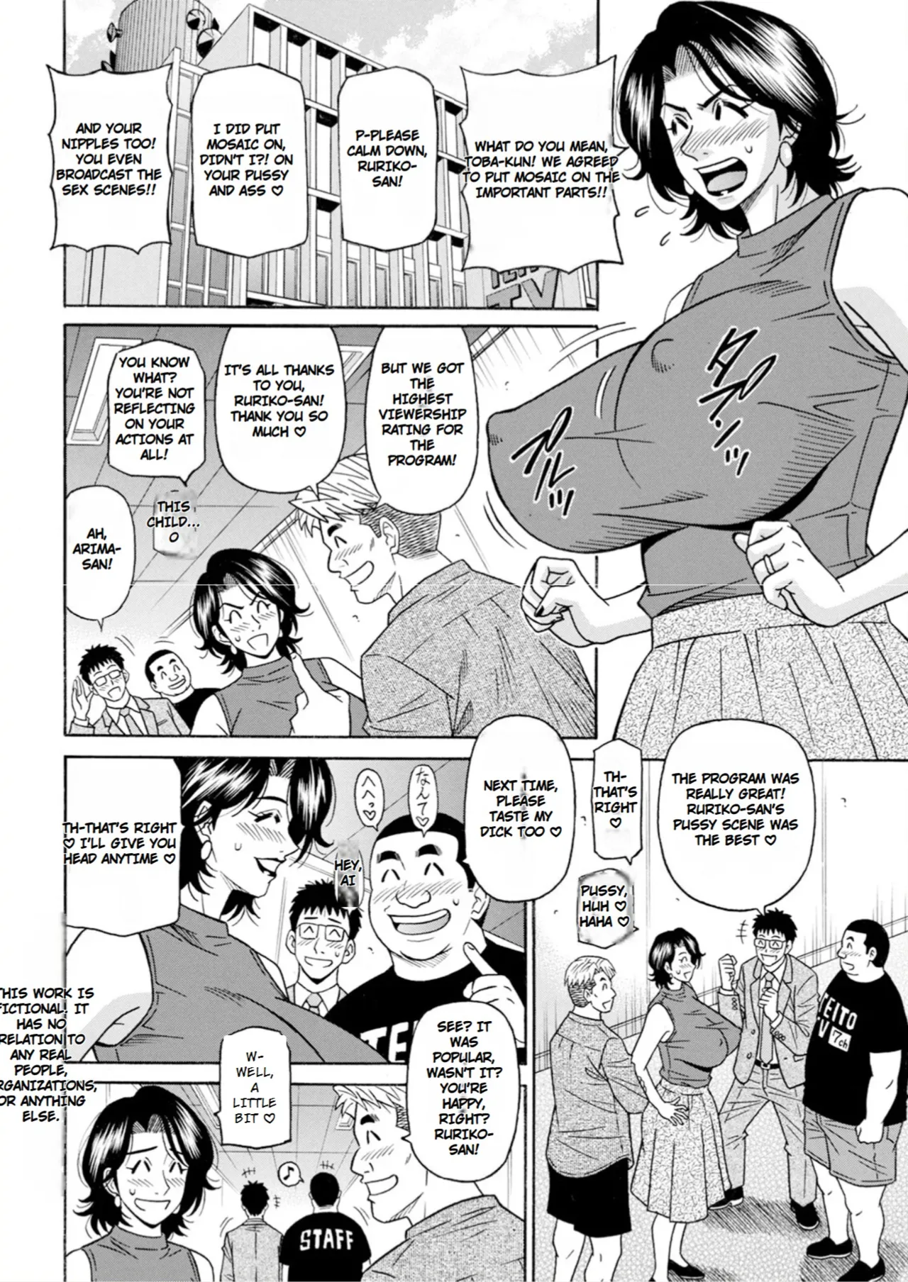 [Ozaki Akira]Miboujin Ana Ruriko no Hinichijuu - The Extraordinary Life of Widow Announcer Ruriko[English] Page 44