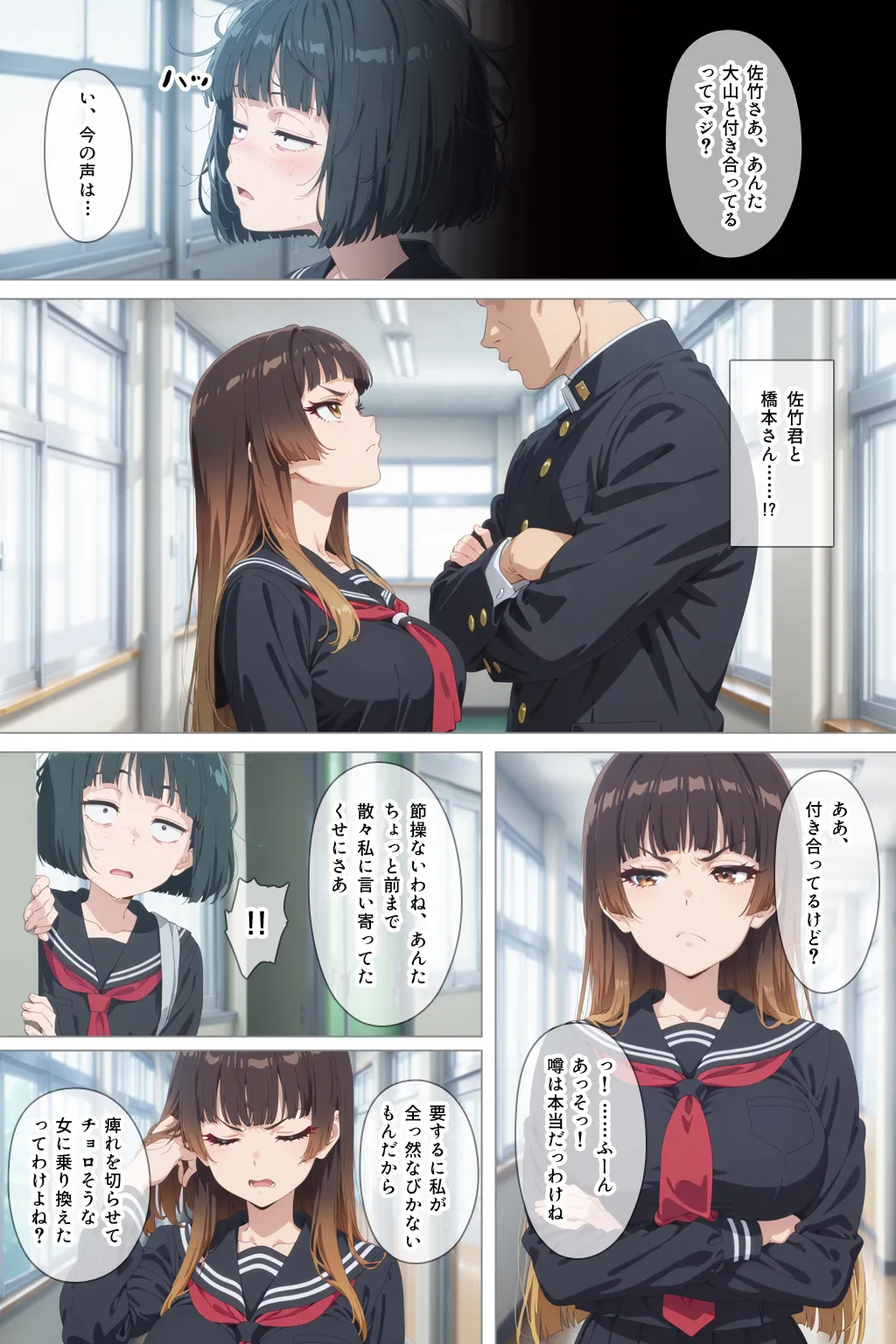 The pathetic end of a guy like me, who knocked up a plain-faced, scrawny girl I only dated because I was desperate to get laid[Japan] [AI Generated] Page 35