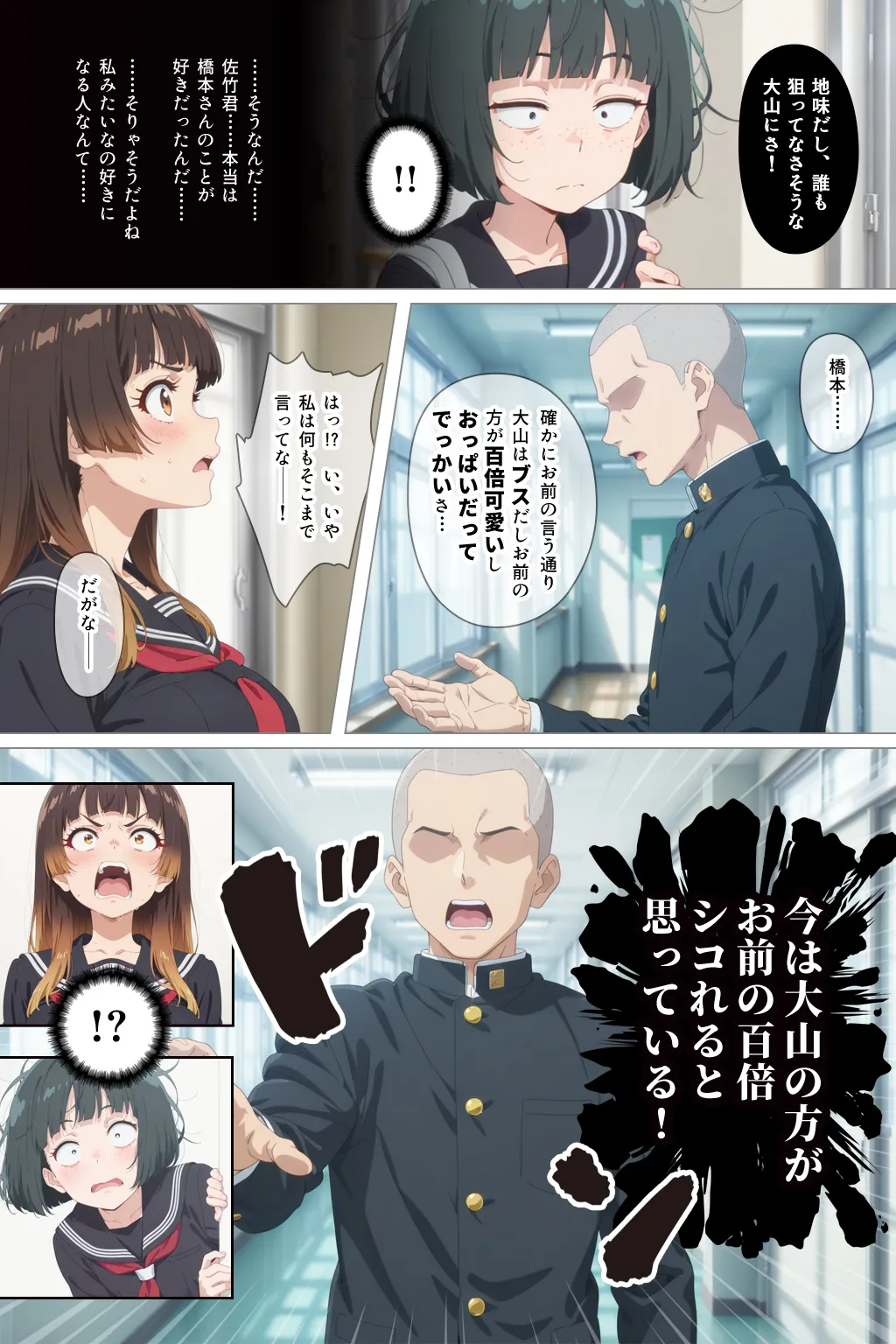 The pathetic end of a guy like me, who knocked up a plain-faced, scrawny girl I only dated because I was desperate to get laid[Japan] [AI Generated] Page 36