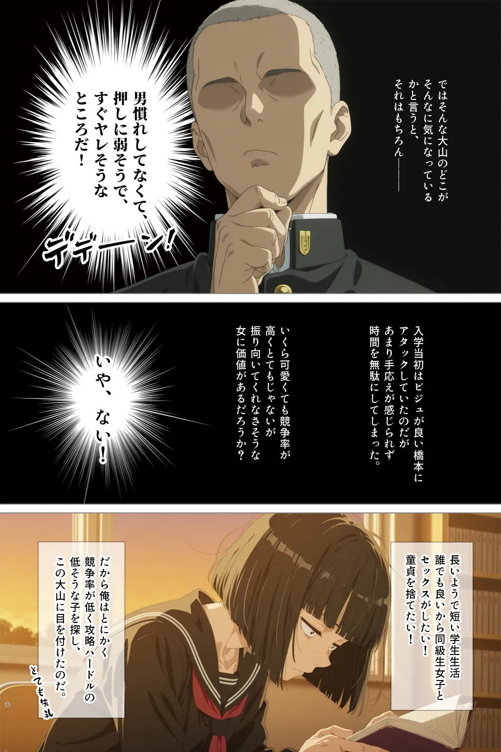 The pathetic end of a guy like me, who knocked up a plain-faced, scrawny girl I only dated because I was desperate to get laid[Japan] [AI Generated] Page 4