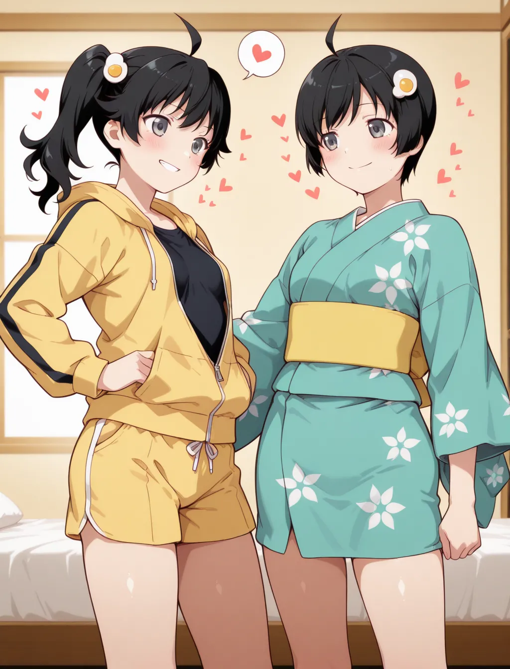 [Dropchan]Coslove Hiroine Karen＆Tsukihi(Bakemonogatari) [AI Generated] Page 93