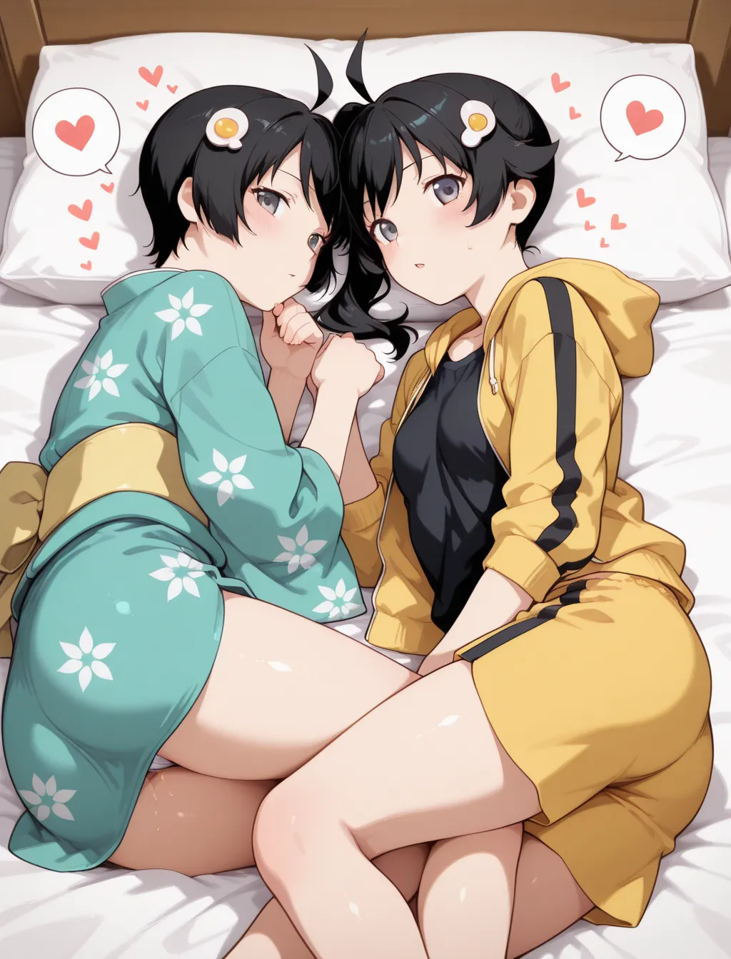 [Dropchan]Coslove Hiroine Karen＆Tsukihi(Bakemonogatari) [AI Generated] Page 95