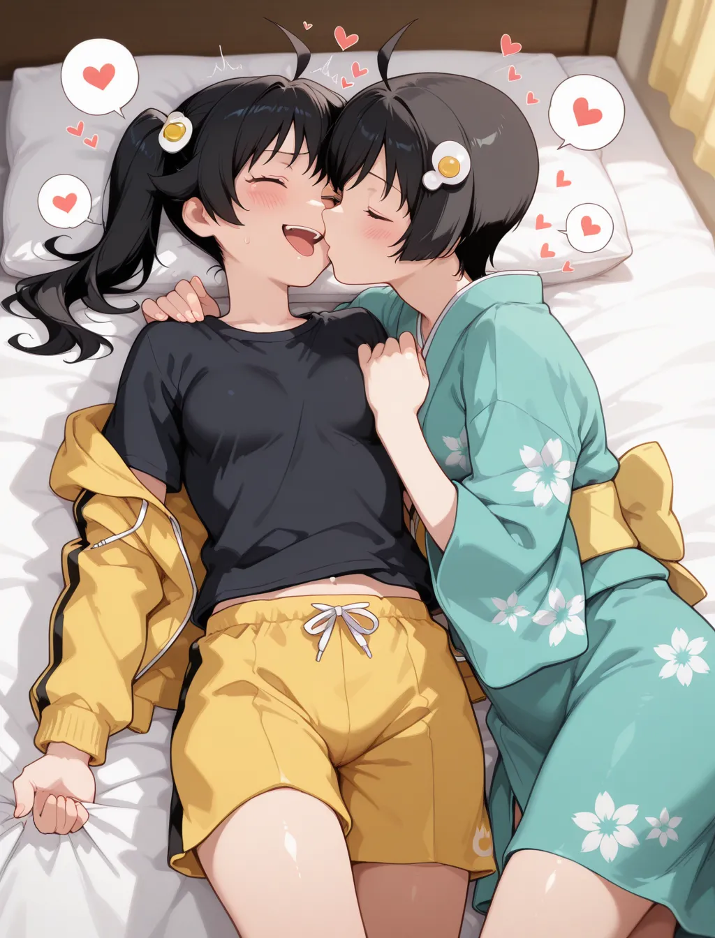 [Dropchan]Coslove Hiroine Karen＆Tsukihi(Bakemonogatari) [AI Generated] Page 97