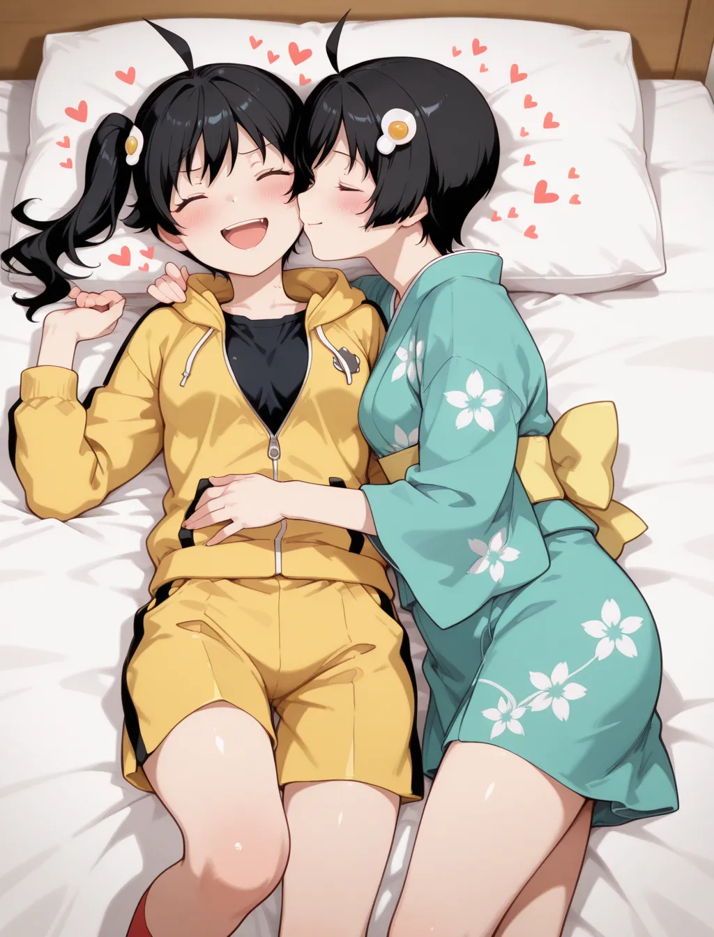 [Dropchan]Coslove Hiroine Karen＆Tsukihi(Bakemonogatari) [AI Generated] Page 99