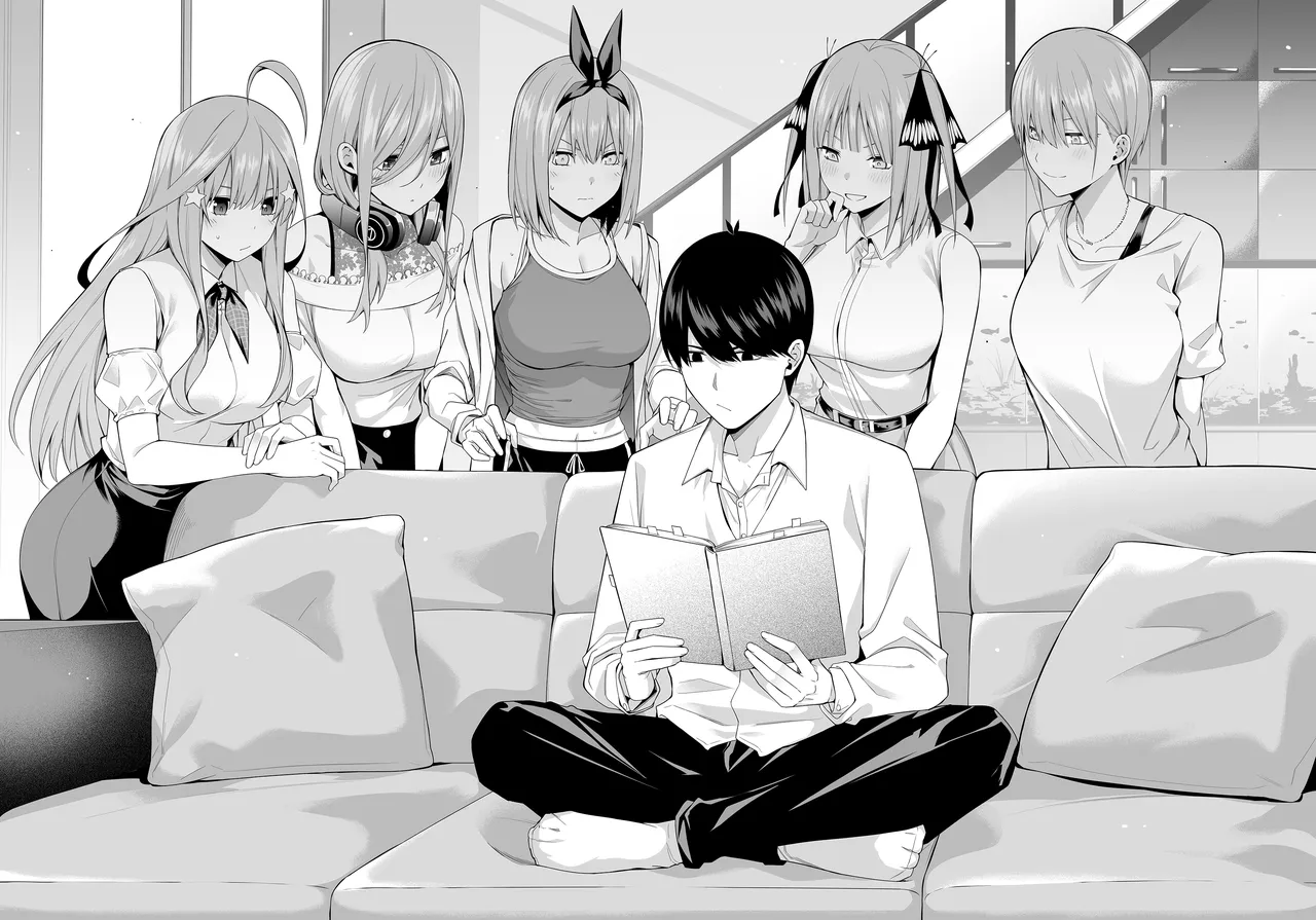 [Bad Mushrooms (Chicke III, 4why)]Igai no Hatsutaiken - 1/5 no Renai Kanjou | 意外的初體驗 ver.2.0(Gotoubun no Hanayome) [Chinese] [Digital] Page 56