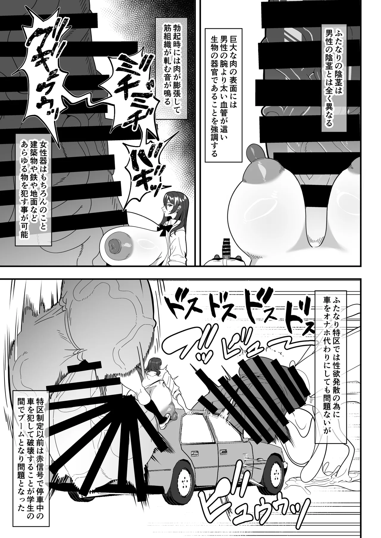 [Onasuga 99-Yen (Gero)]Bakukon Futanari Setsumeisho[Digital] Page 9