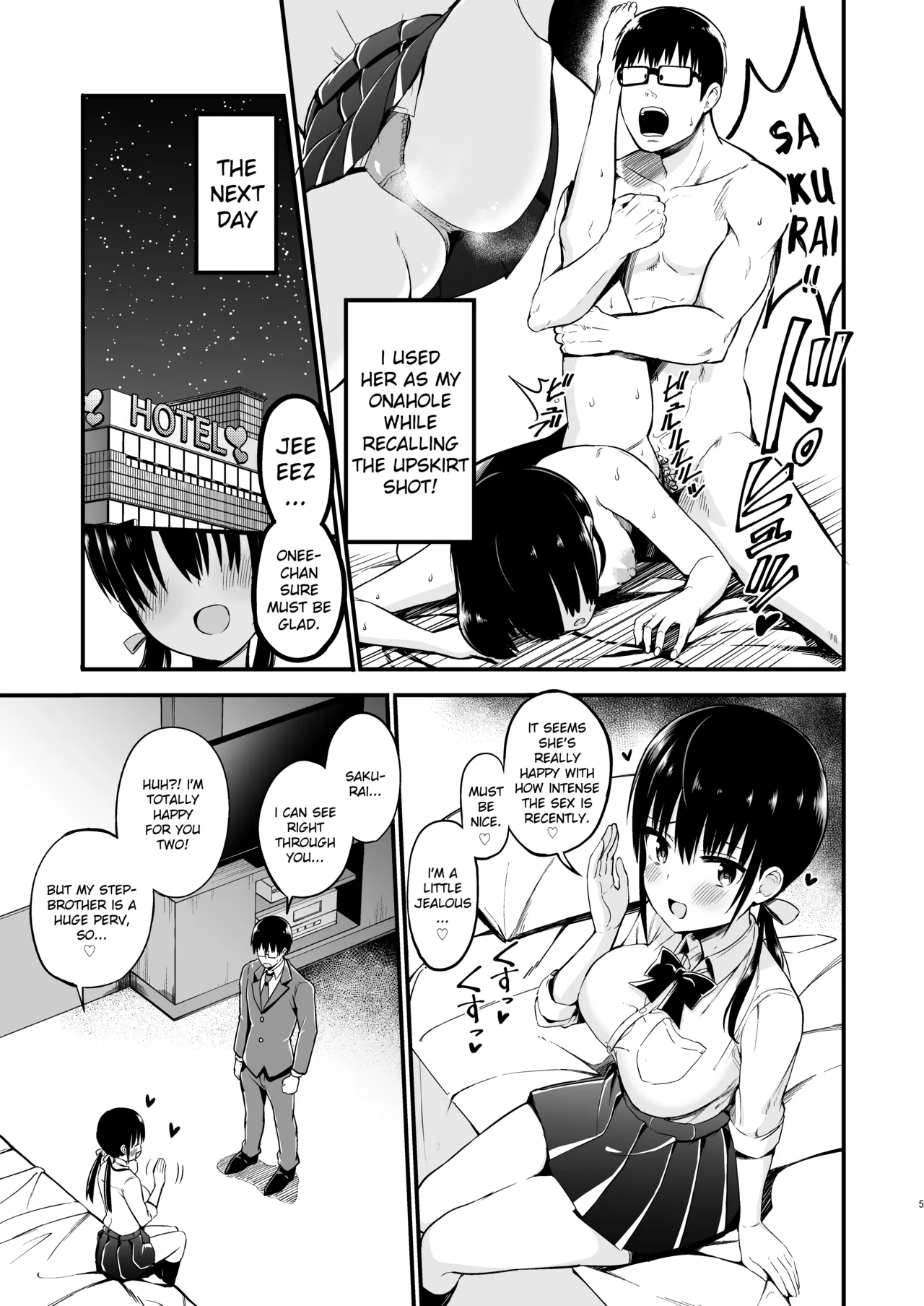 [Aohimo Familia (Chilt)]Kanojo no Imouto ga Kyonyuu Miniskirt JK de Koakuma Kei 3[English] [Ruru Scanlations] [Digital] [Decensored] Page 4