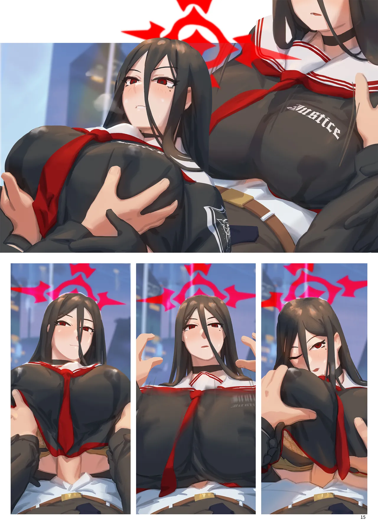 [YE FAN CREATION STUDIO (YE FAN)]DAIRY PROBLEM(Blue Archive) [Decensored] [Digital] Page 16