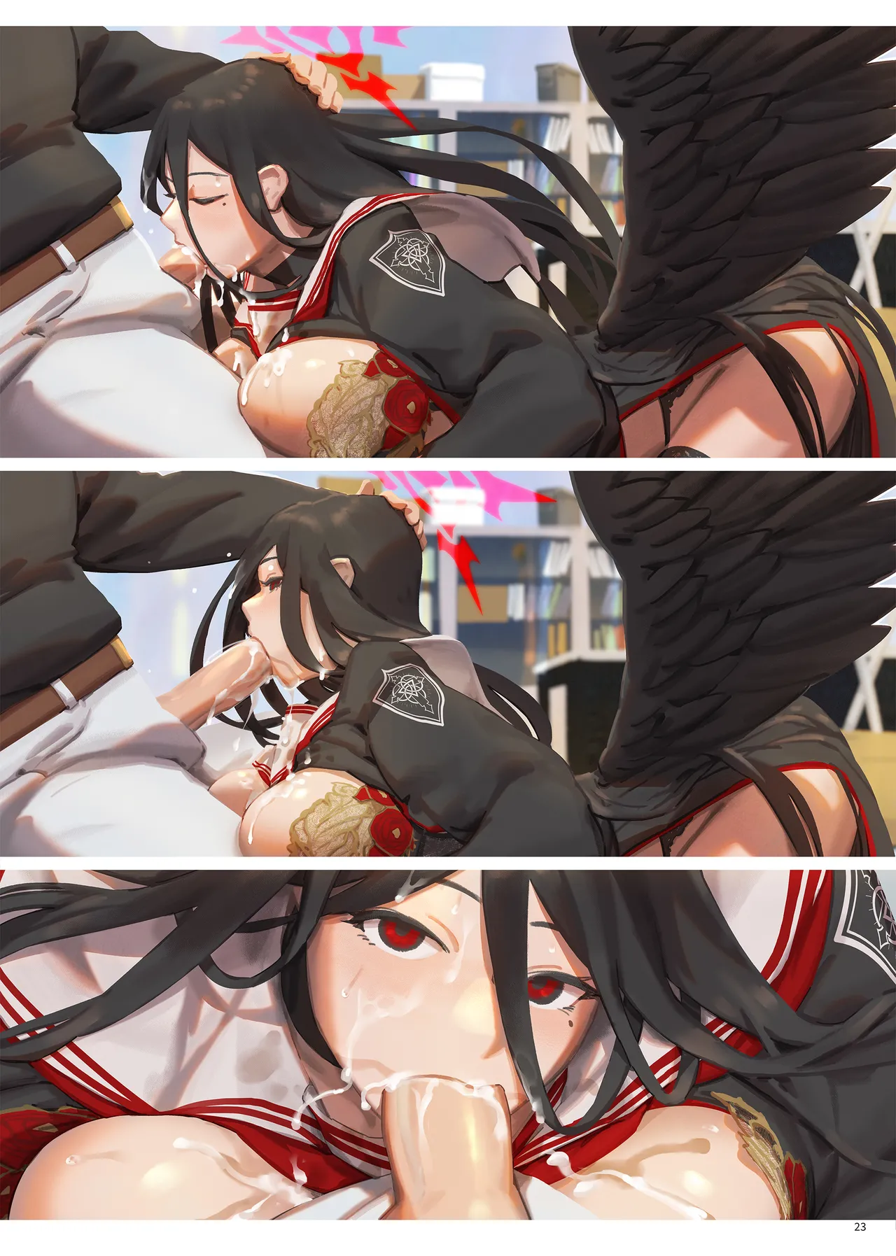 [YE FAN CREATION STUDIO (YE FAN)]DAIRY PROBLEM(Blue Archive) [Decensored] [Digital] Page 24