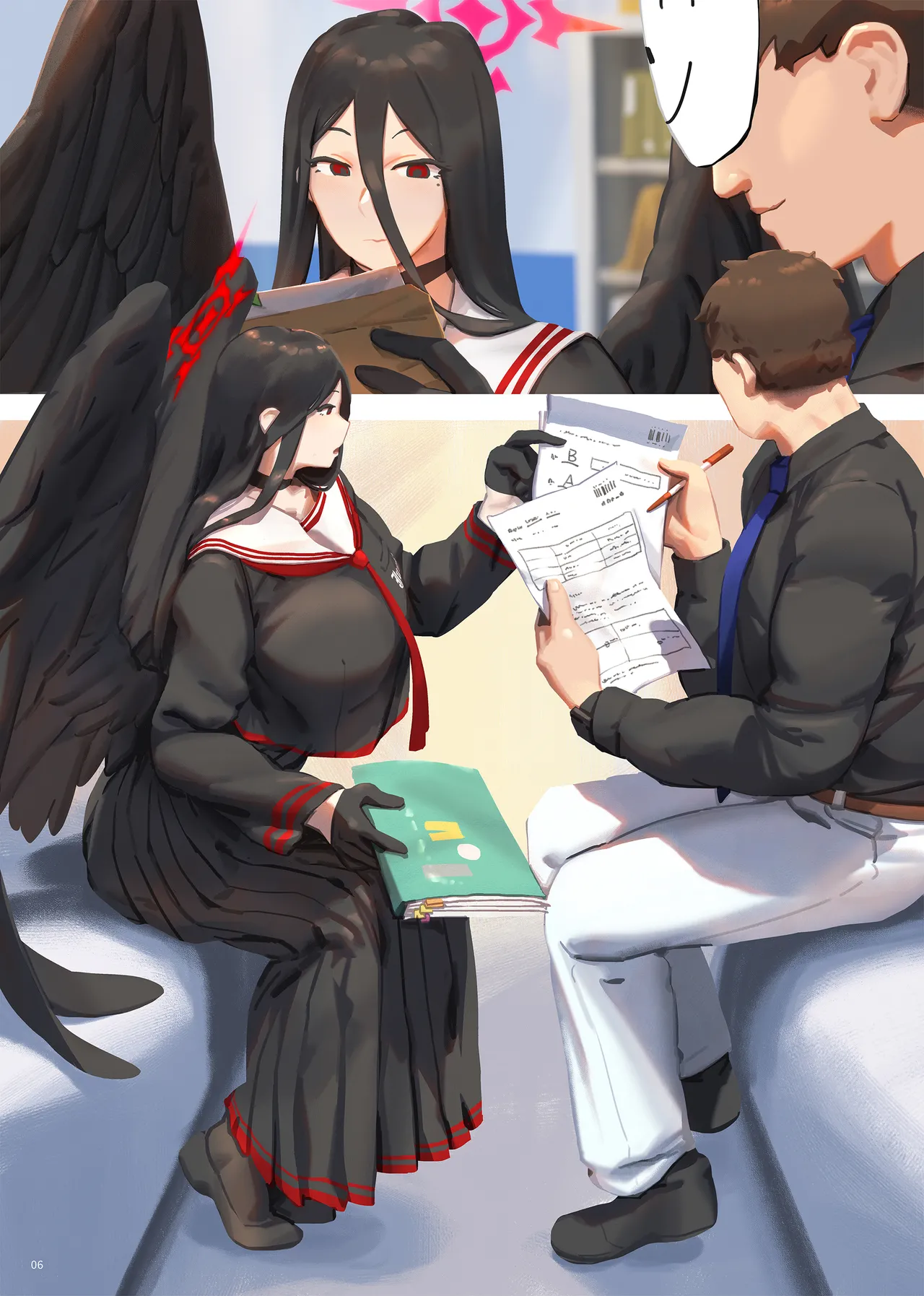 [YE FAN CREATION STUDIO (YE FAN)]DAIRY PROBLEM(Blue Archive) [Decensored] [Digital] Page 7