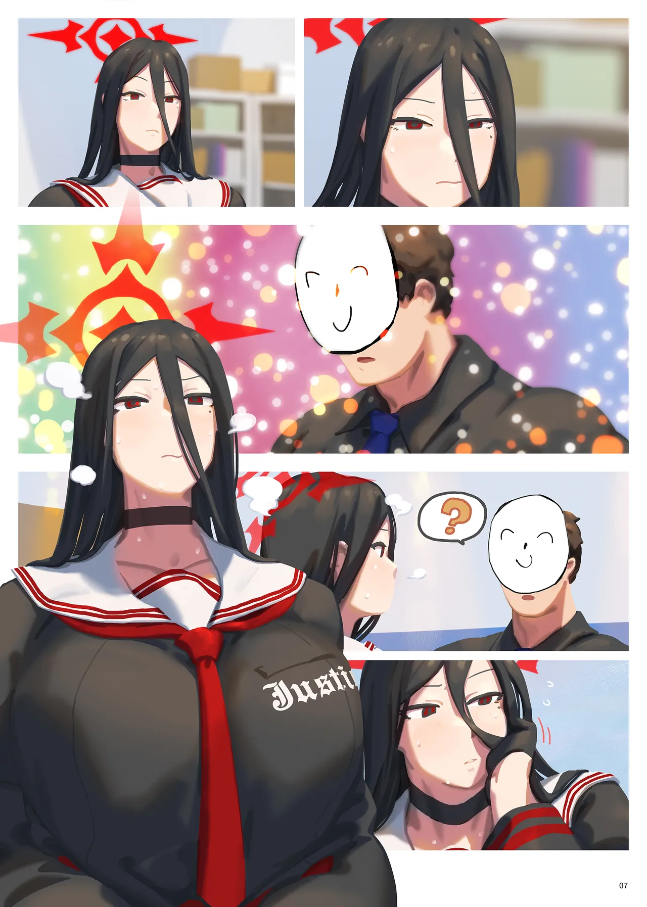 [YE FAN CREATION STUDIO (YE FAN)]DAIRY PROBLEM(Blue Archive) [Decensored] [Digital] Page 8