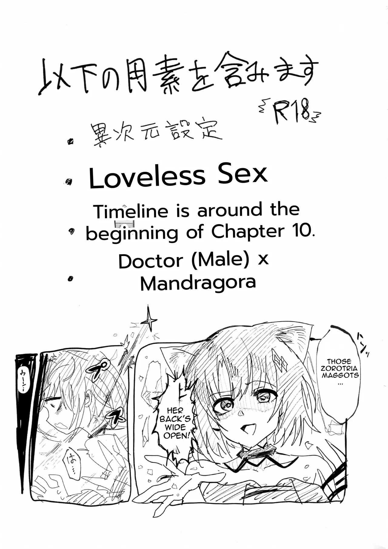 (C107) [Flat Plaque (Kagura)]Under Mating Conditions, Shadow and Survival | Exchange Terms: Shadow and Survival(Arknights) [English] [DNTA] Page 2