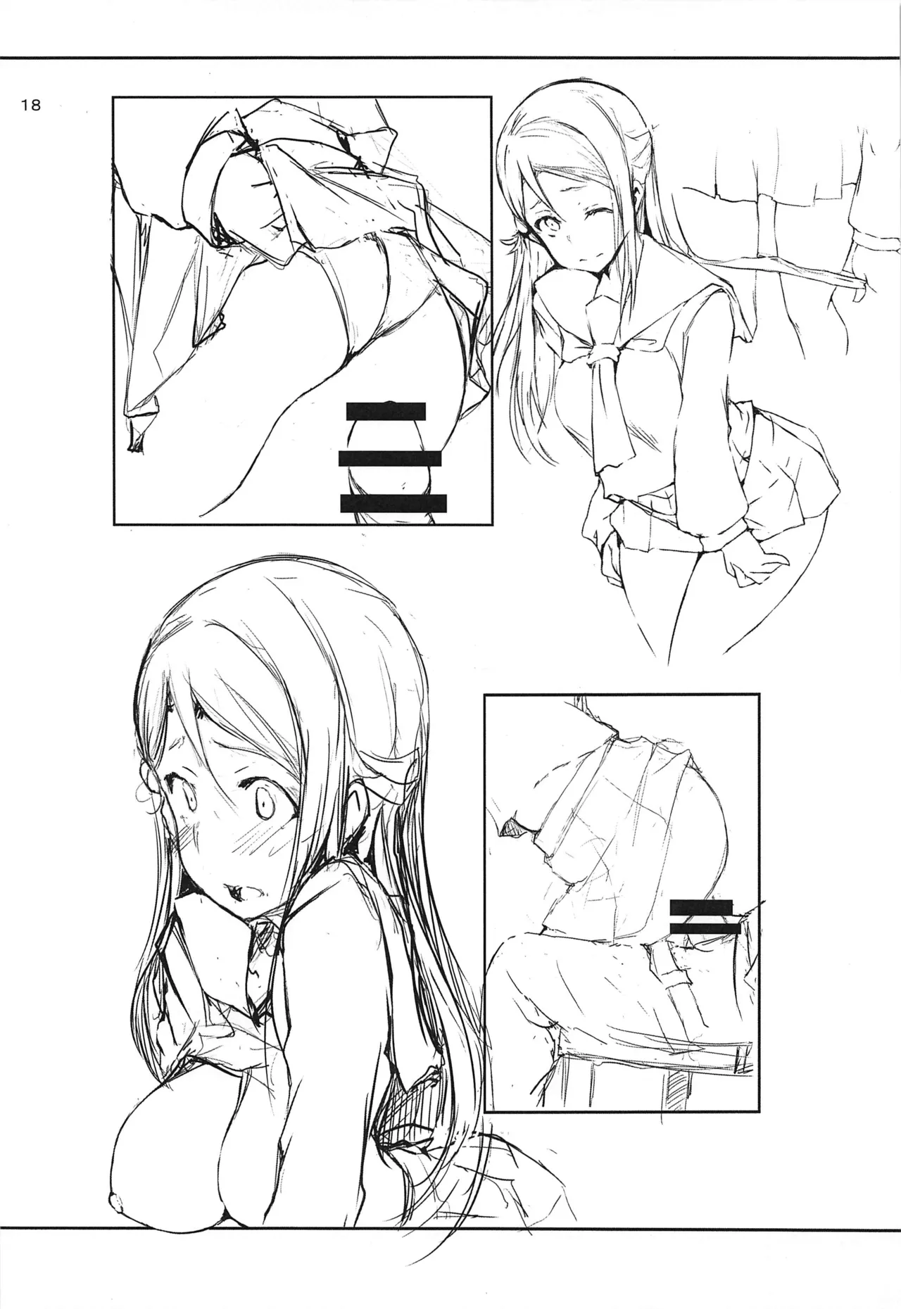 (C97) [Gyoukousyu (Gon., Kurosai)]Riko wa, Dokodemo Kotowari Kirenai! | No matter the situation, Riko just can't say no!(Love Live! Sunshine!!) [English] [Gagak_Ireng] Page 19
