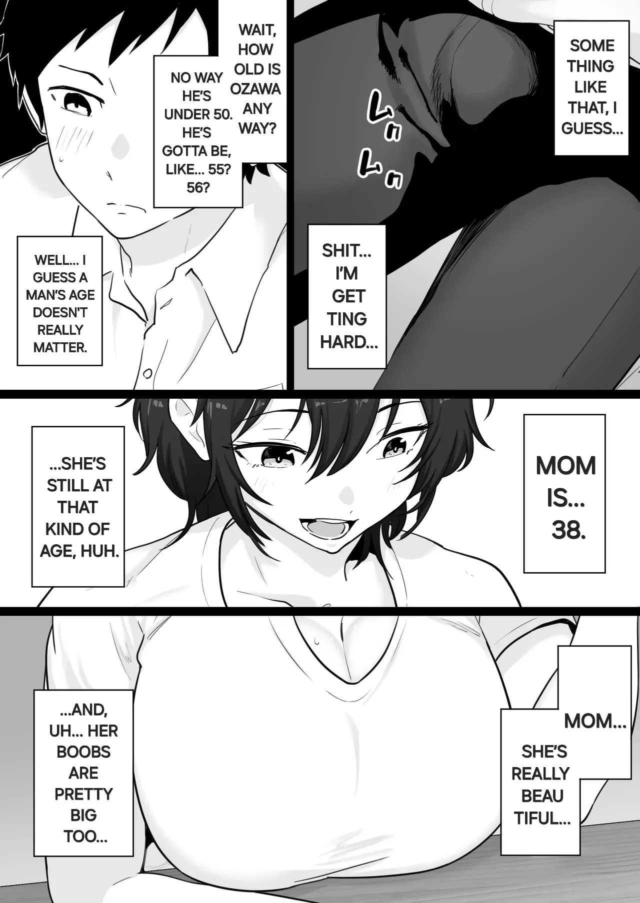 [Watson-dou]Daikirai na Yakyuubu Kantoku to Daisuki na Kaa-san no Sex wo Hitobanjuu Mita Yoru | The night i watched my beloved mother have sex with the baseball coach i hate![English] [Alyssaquenn] Page 21