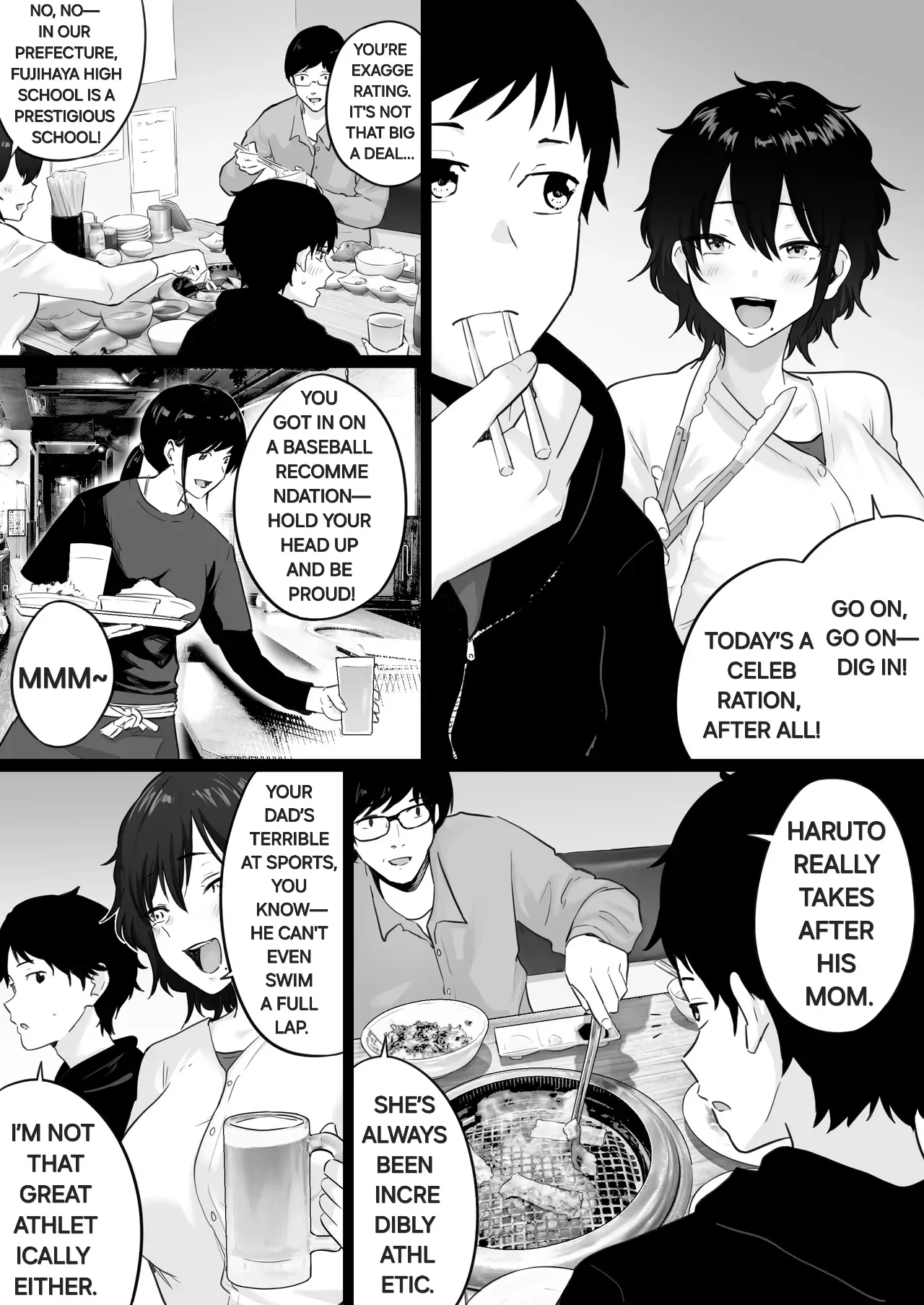 [Watson-dou]Daikirai na Yakyuubu Kantoku to Daisuki na Kaa-san no Sex wo Hitobanjuu Mita Yoru | The night i watched my beloved mother have sex with the baseball coach i hate![English] [Alyssaquenn] Page 4