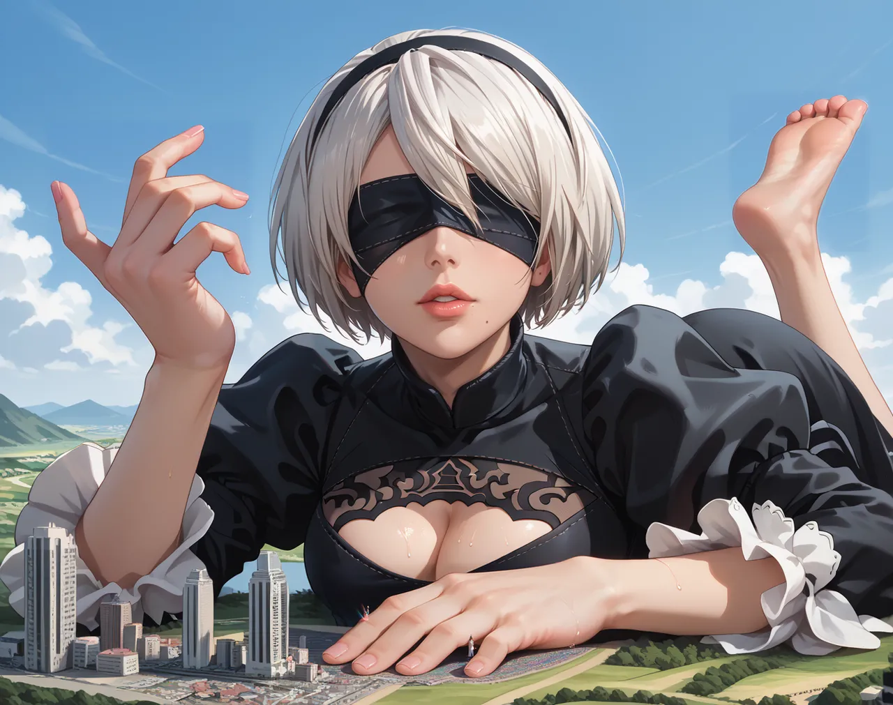 [GTSDimensionJumper]Patreon - Giantess Collection 1[AI GENERATED] Page 84