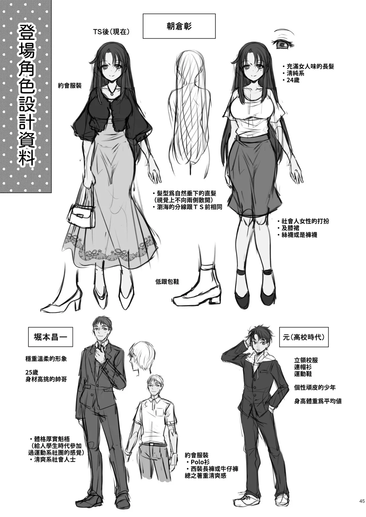 [Story Circle (Seto Kouhei,Matsuzono)]TS Kioku Soushitsu[Chinese] [山嵐个人汉化] Page 45