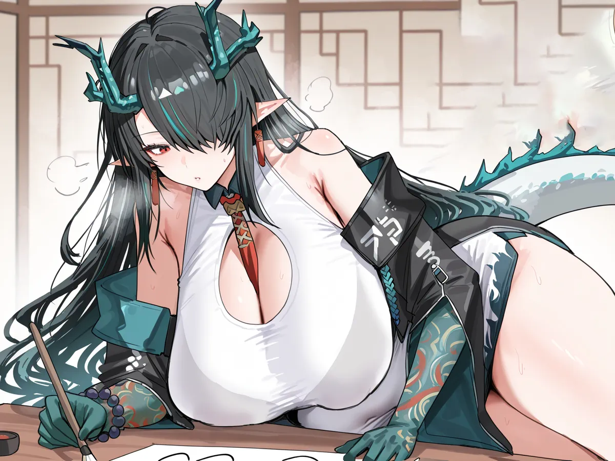 ［哈基草］明日方舟：博士与夕与墨魉替身与均妈妈[AI Generated] Page 15