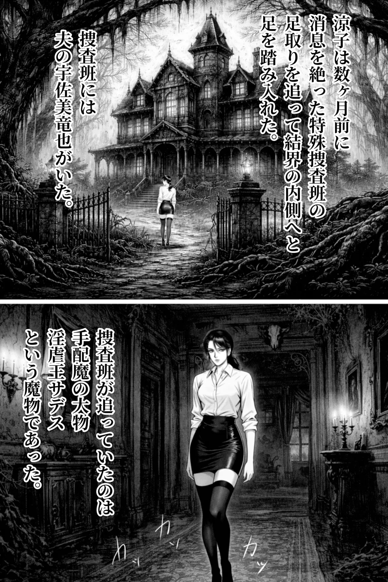[Oni Yasha]Inyou  Fujin Kairaku Jigoku   ~Shikyukogyaku Choukyou Hen~ Page 4