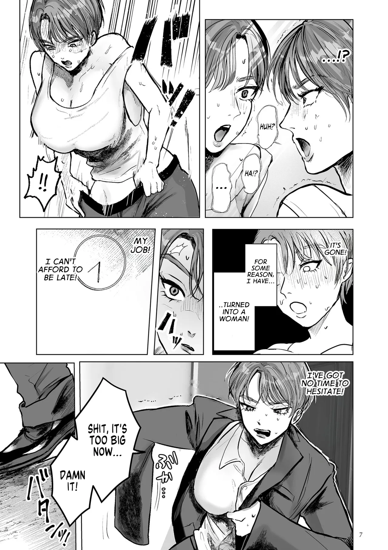 [Shikabanekamo]An Elite Salaryman Like Me Will Never Accept Turning into a Woman!(Shingata! TS Virus Outbreak) [English] [GTF] [Digital] Page 3