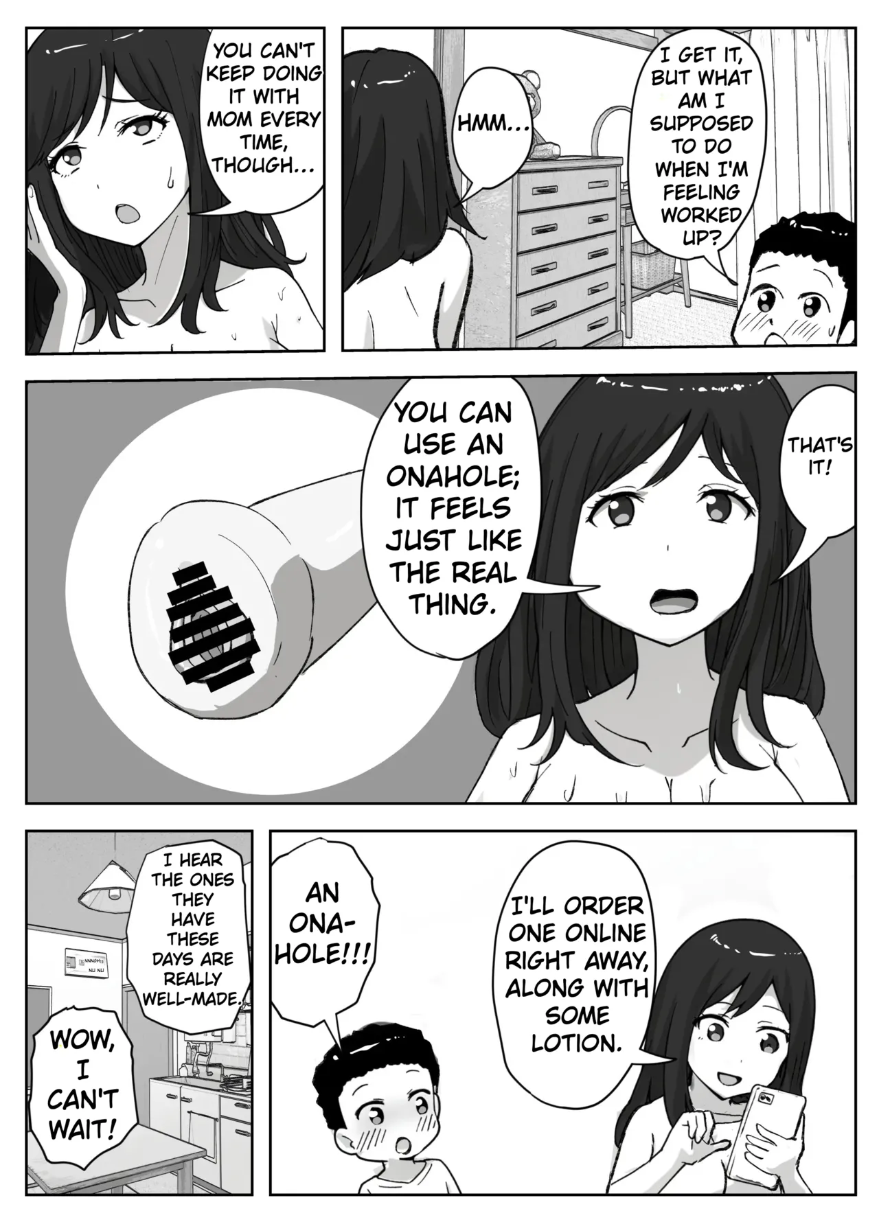 [Resoman Manga Koubou]Musuko no Onani wo Kinshi Shitai Shin Mama no Hanashi | The Story of a Single Mom Who Wants to Forbid Her Son from Masturbating[English] [MTL] Page 17