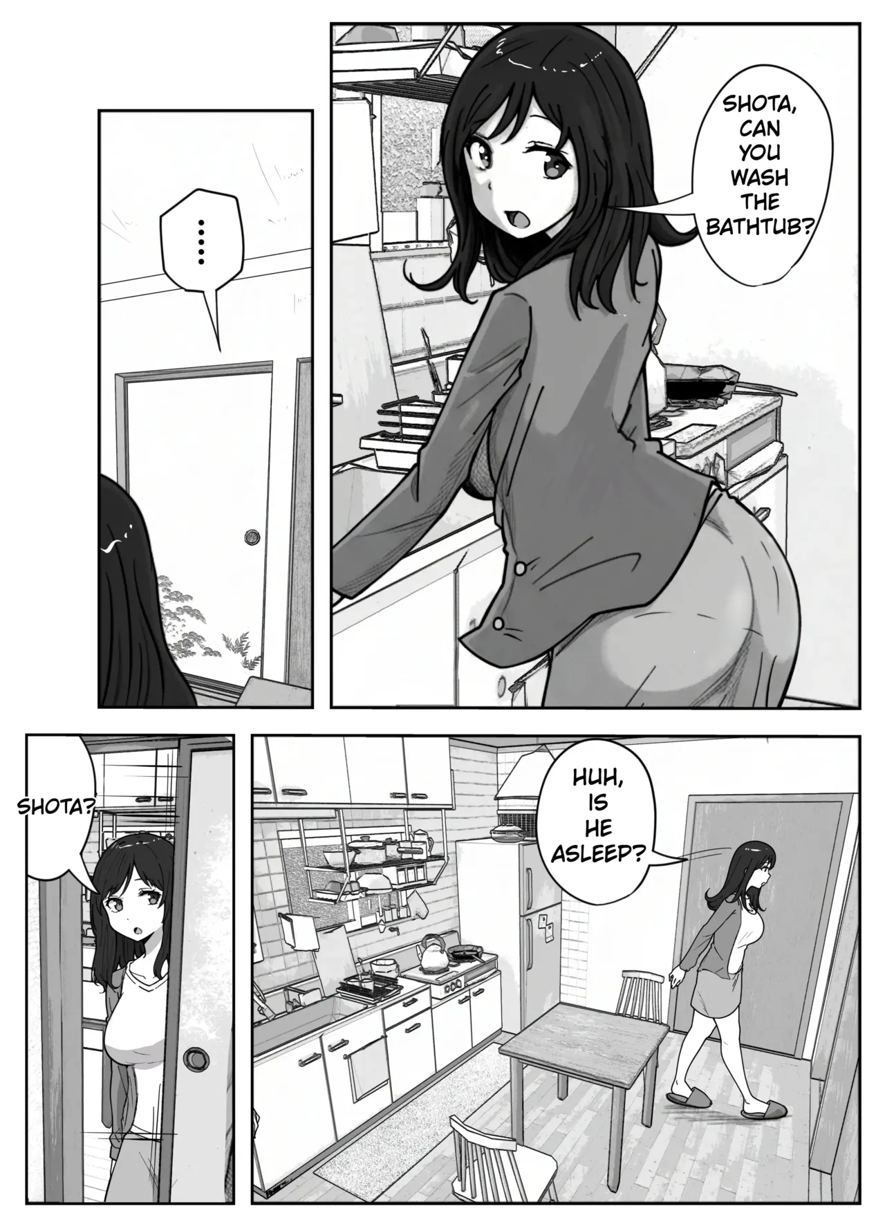 [Resoman Manga Koubou]Musuko no Onani wo Kinshi Shitai Shin Mama no Hanashi | The Story of a Single Mom Who Wants to Forbid Her Son from Masturbating[English] [MTL] Page 3