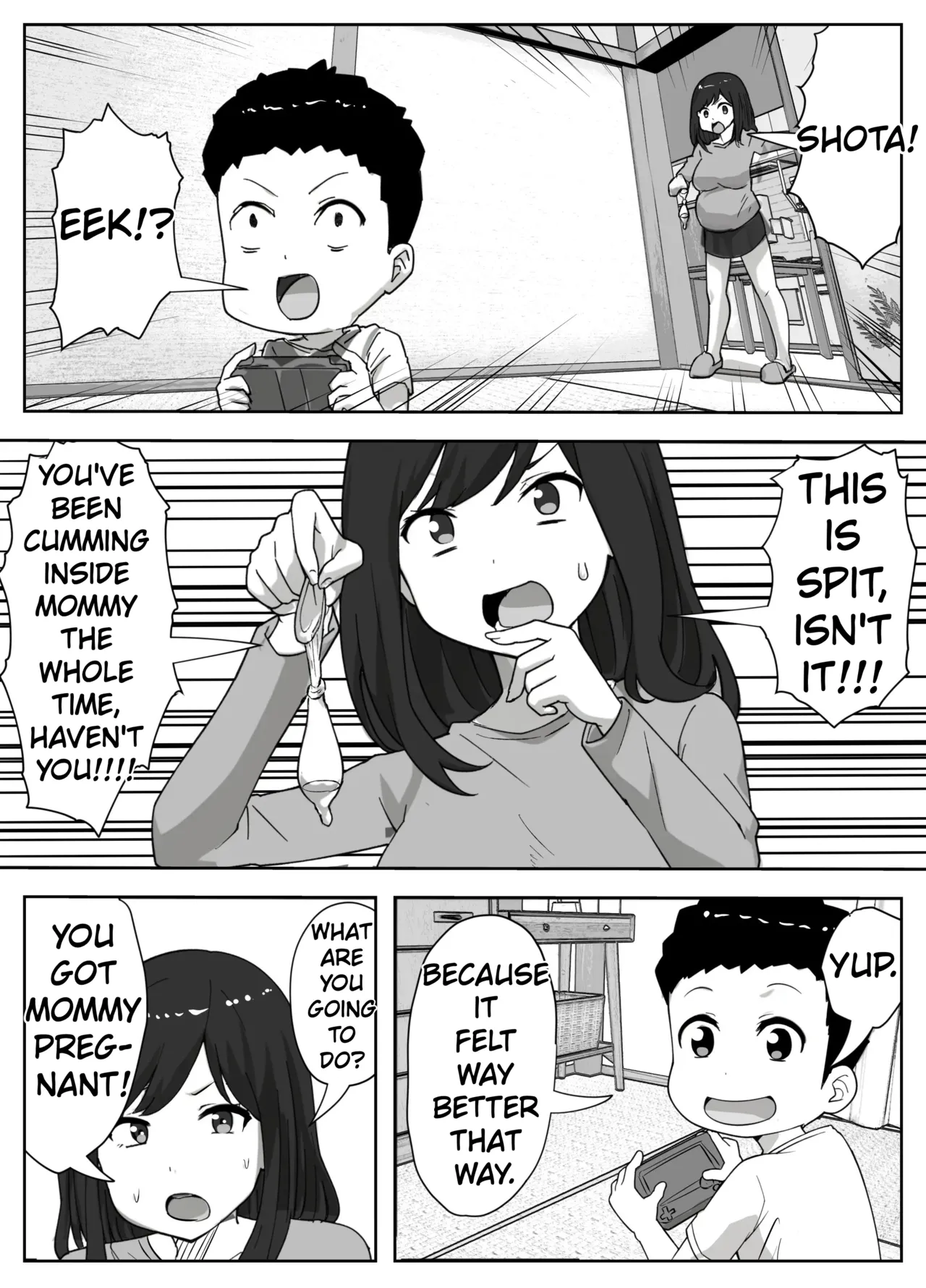 [Resoman Manga Koubou]Musuko no Onani wo Kinshi Shitai Shin Mama no Hanashi | The Story of a Single Mom Who Wants to Forbid Her Son from Masturbating[English] [MTL] Page 39