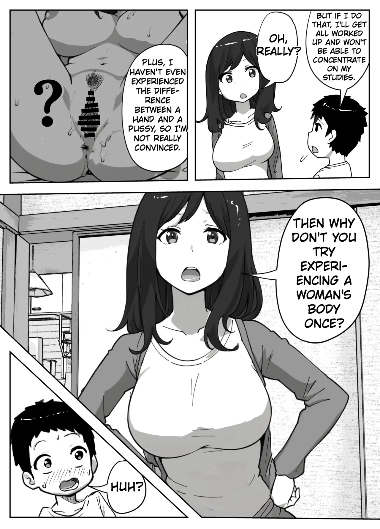 [Resoman Manga Koubou]Musuko no Onani wo Kinshi Shitai Shin Mama no Hanashi | The Story of a Single Mom Who Wants to Forbid Her Son from Masturbating[English] [MTL] Page 7