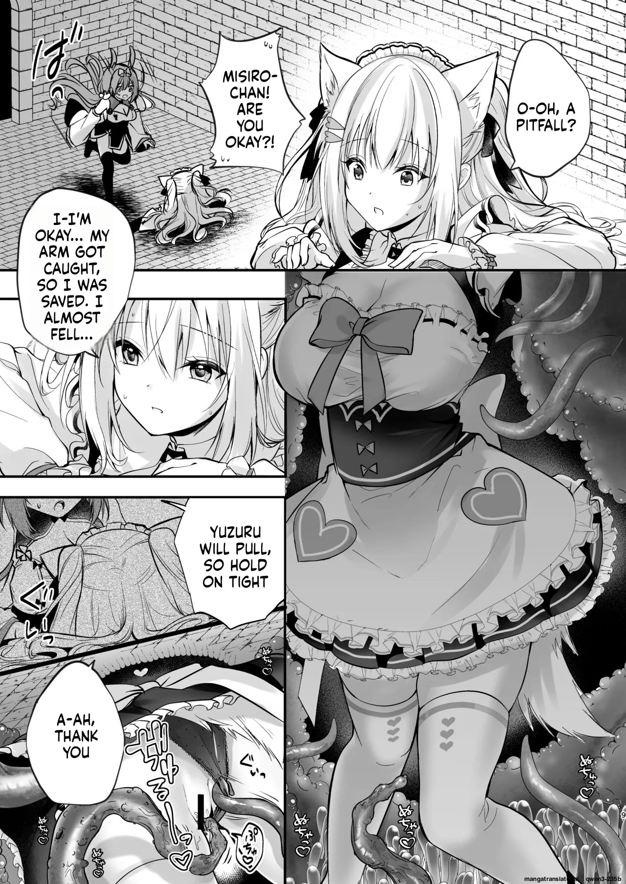 [Mousou Aria (Rurimaru)]NPro Ero Trap Dungeon(Shirayuki Mishiro, Enomiya Milk, Himesaki Yuzuru) [Digital] (SCANMTL) Page 24