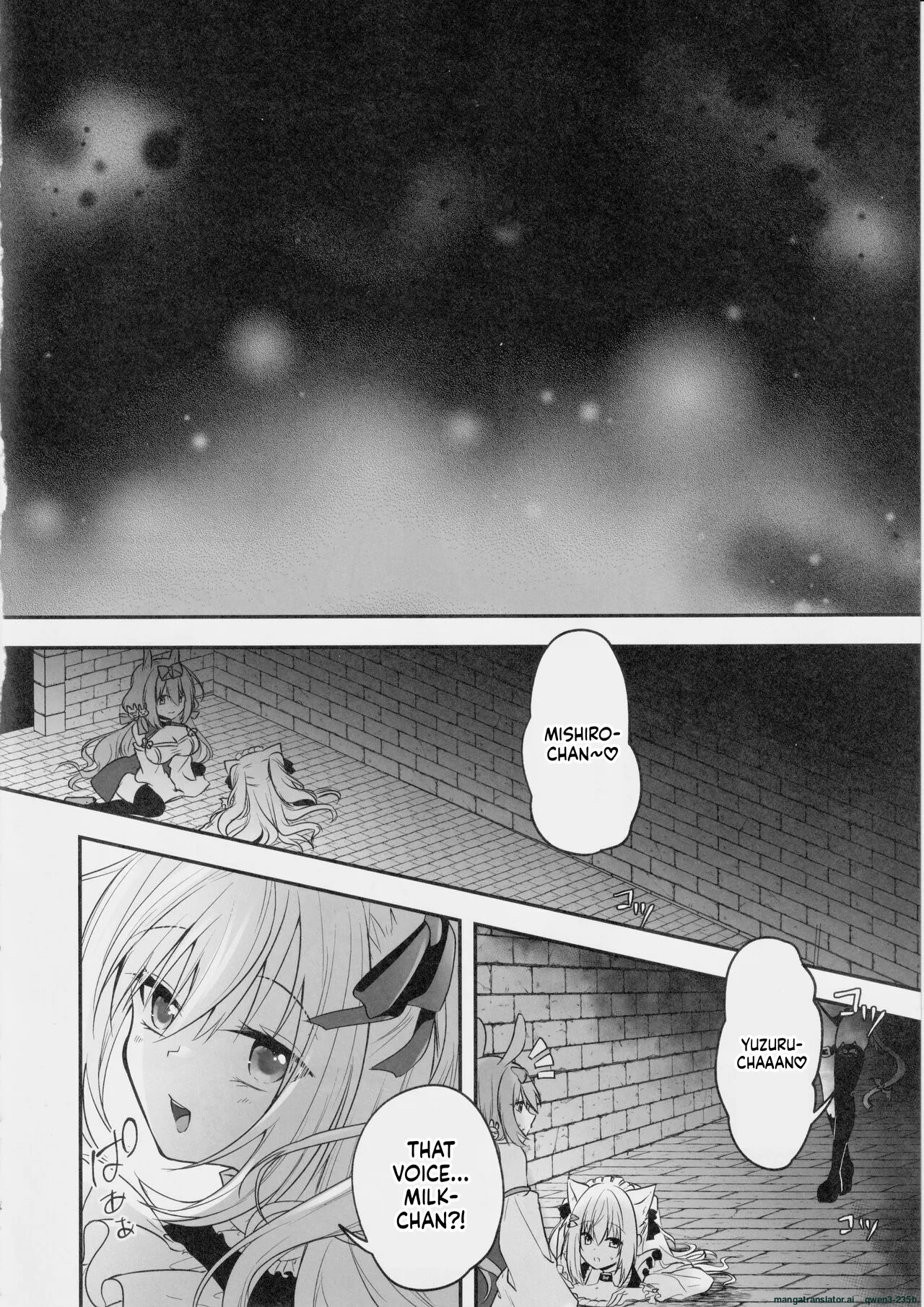 (C103) [Mousou Aria (Rurimaru)]NPro Ero Trap Dungeon -Akuochi Hen-(Shirayuki Mishiro, Enomiya Milk, Himesaki Yuzuru) (SCANMTL) Page 13