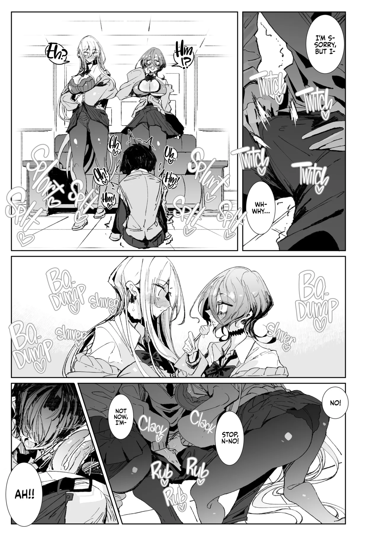 [Metro Notes (Tsumetoro)]Ja, Kyou kara Otaku-kun wa Watashi-tachi no Karepitte Koto de! | Sorry, Nerd, but You're Our BF Now![English] {2d-market.com} [Decensored] [Digital] Page 15