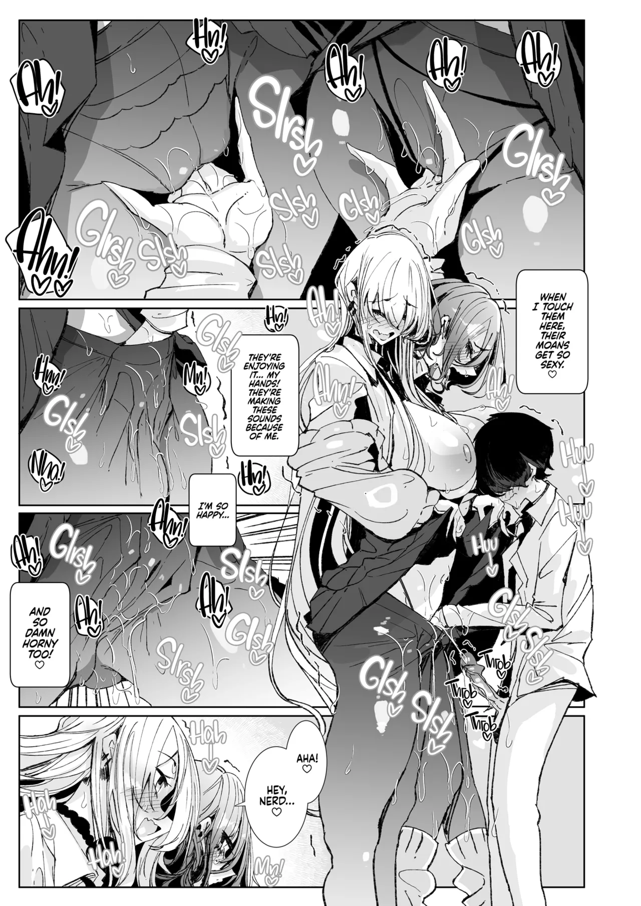 [Metro Notes (Tsumetoro)]Ja, Kyou kara Otaku-kun wa Watashi-tachi no Karepitte Koto de! | Sorry, Nerd, but You're Our BF Now![English] {2d-market.com} [Decensored] [Digital] Page 27