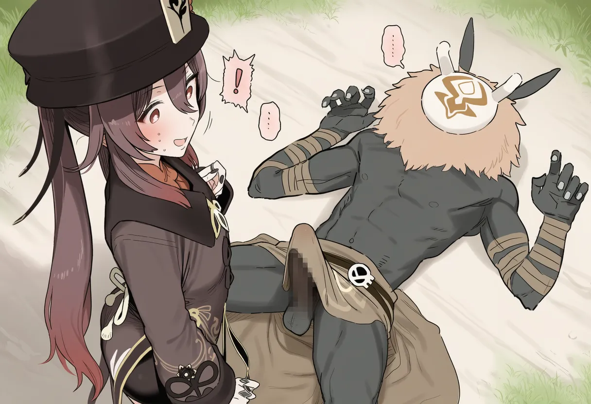 [Pixiv]ruiberuto (96013217)  - ふーたおとヒルチャールが仲良くなる話[AI Generated] Page 5
