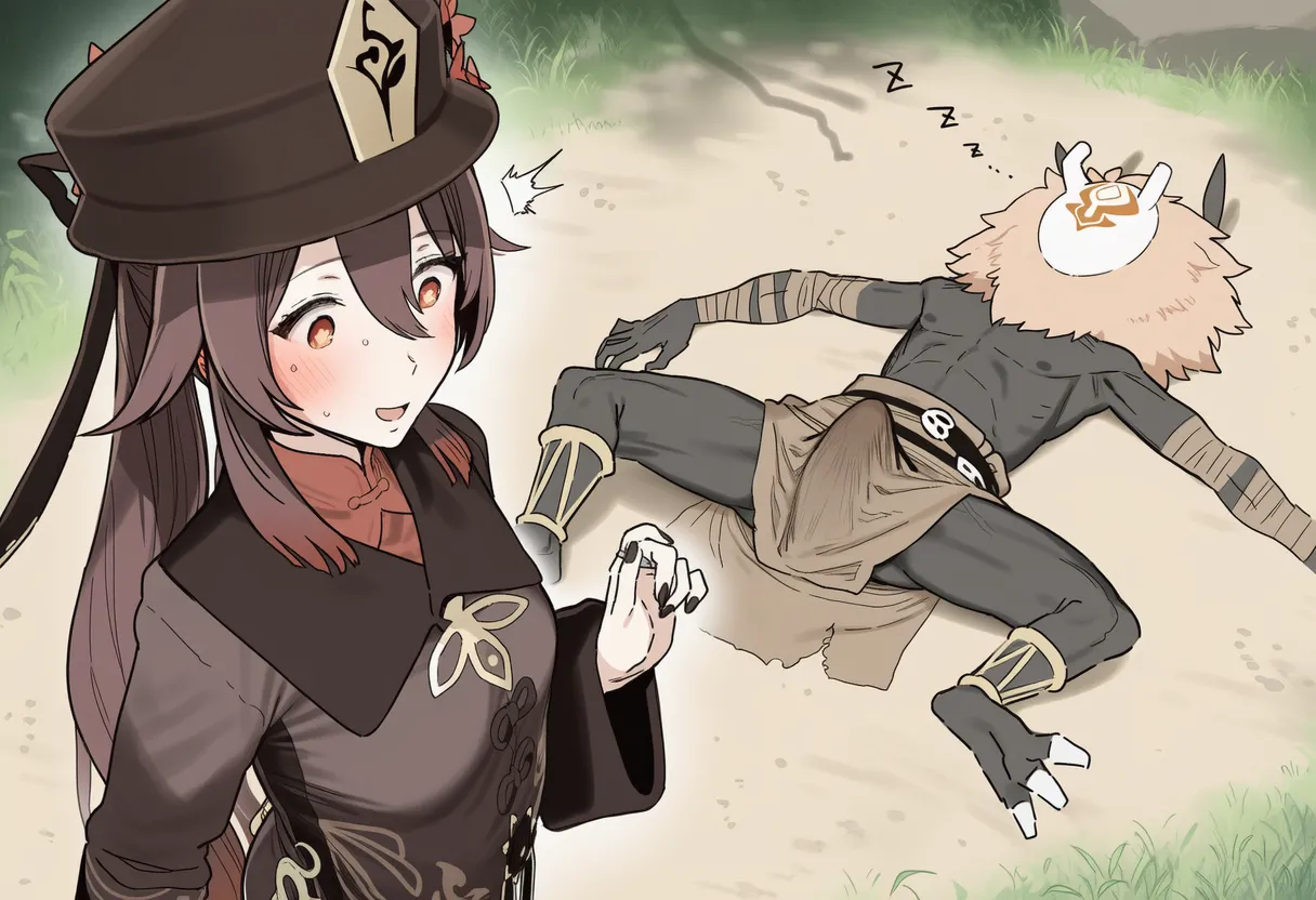 [Pixiv]ruiberuto (96013217)  - ふーたおとヒルチャールが仲良くなる話[AI Generated] Page 6