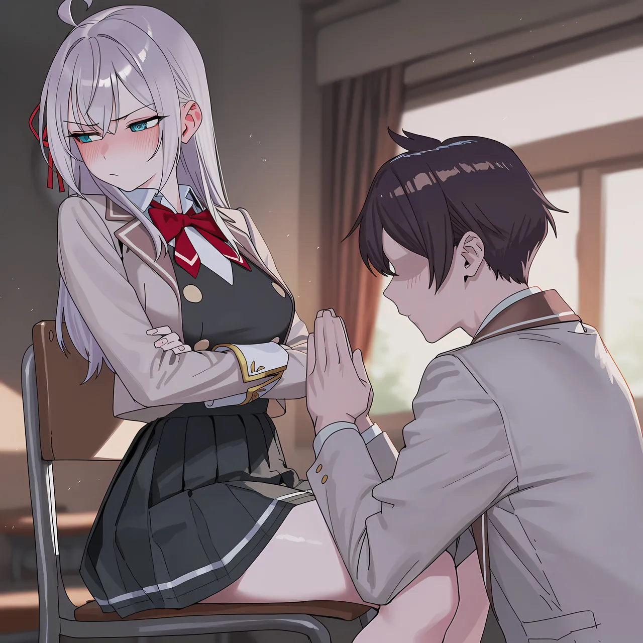 [Pixiv] (shiroicandy) (122838663)不时轻声地以俄语遮羞的邻座艾莉同学 #[AI Generated] Page 12
