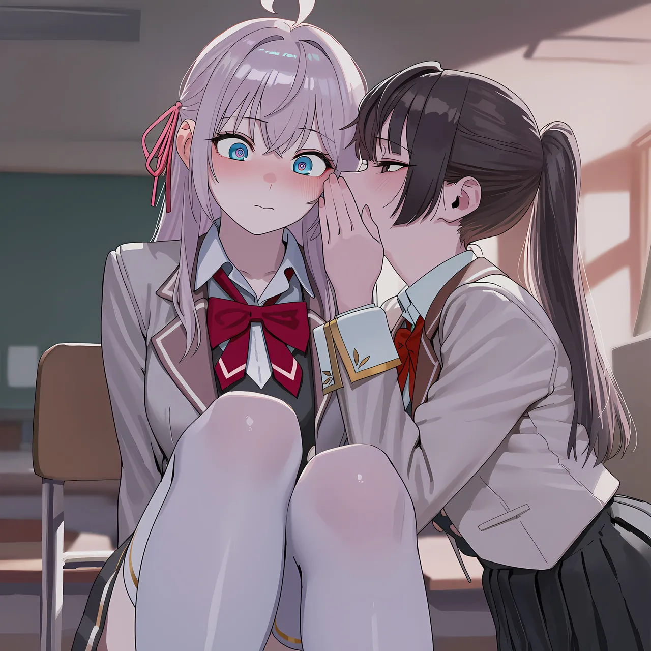 [Pixiv] (shiroicandy) (122838663)不时轻声地以俄语遮羞的邻座艾莉同学 #[AI Generated] Page 14