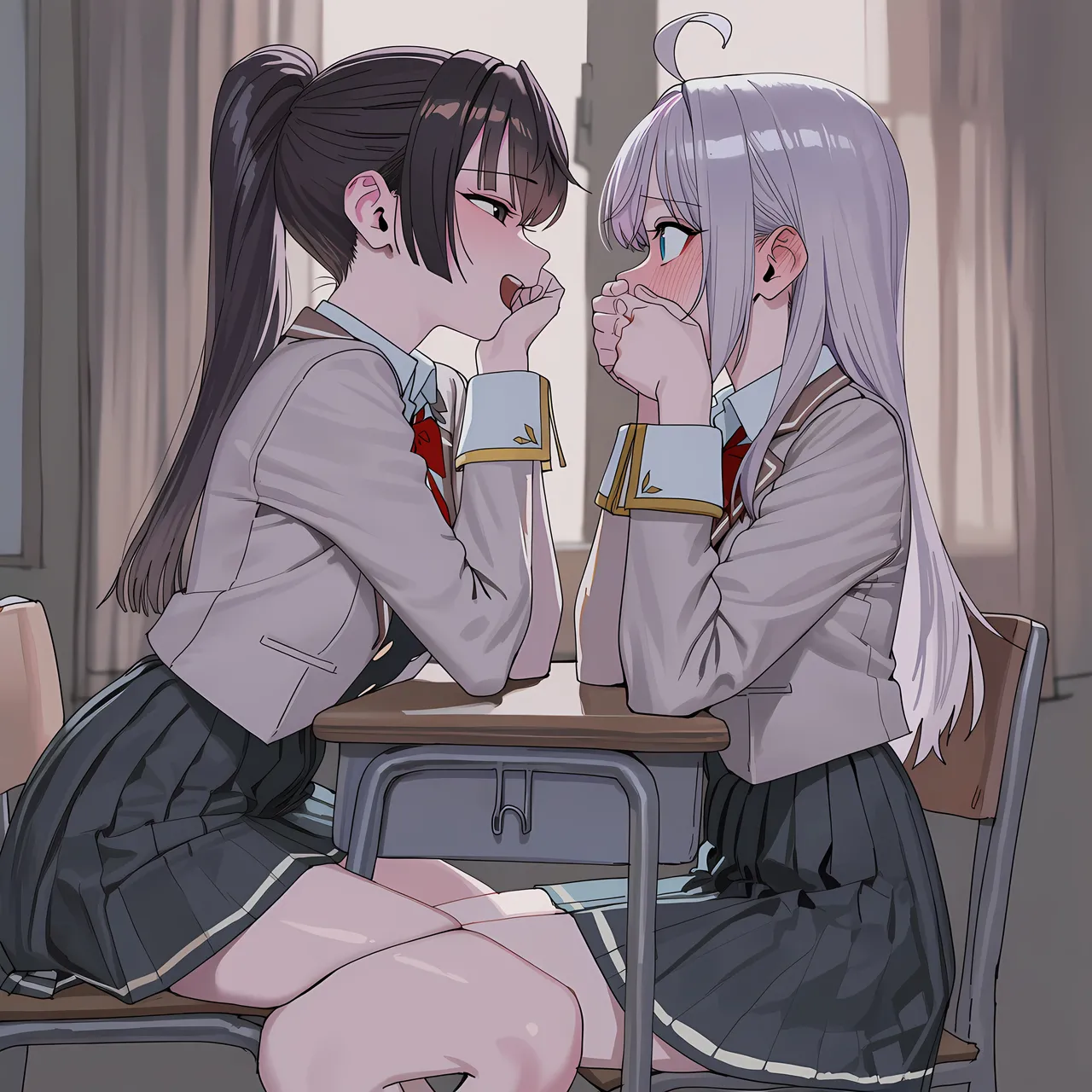 [Pixiv] (shiroicandy) (122838663)不时轻声地以俄语遮羞的邻座艾莉同学 #[AI Generated] Page 9