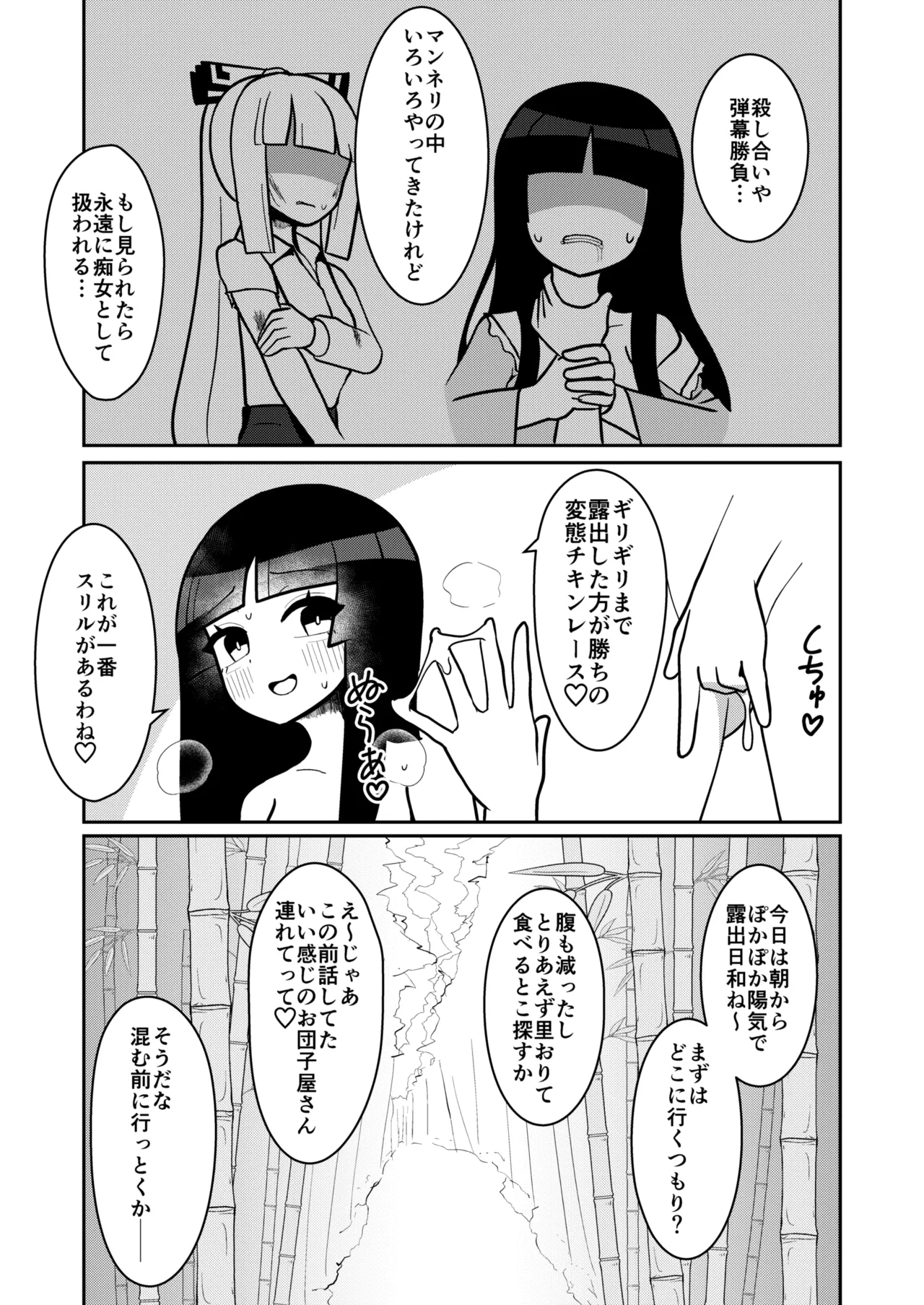[Enumgata (Zack)]Kaguya to Imahou wa hitosato roshutsu meguri no kankei desu(Touhou Project) [Digital] Page 4
