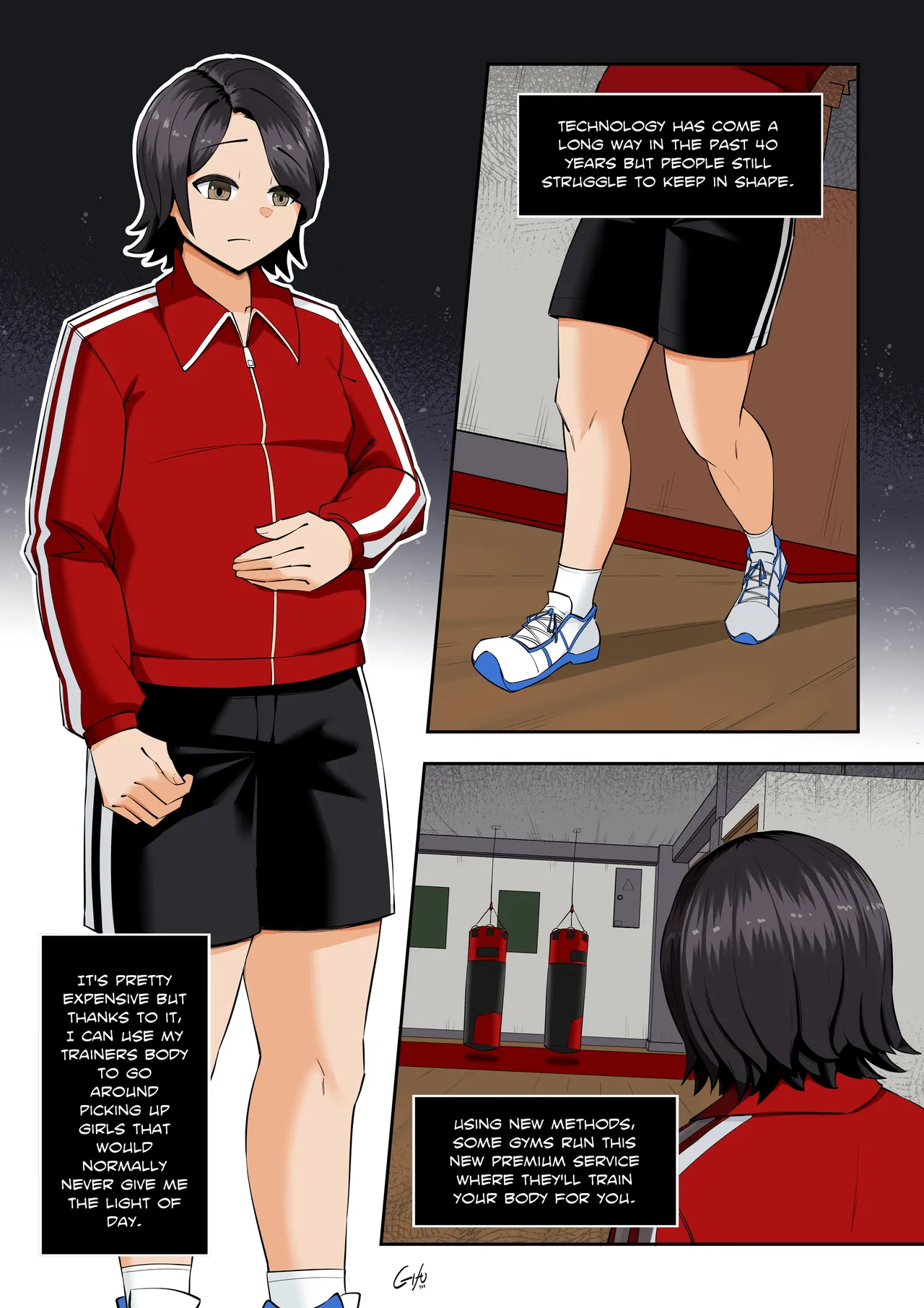 Kawaii Tsun'aho/ Swapping Gym Comic Page 1