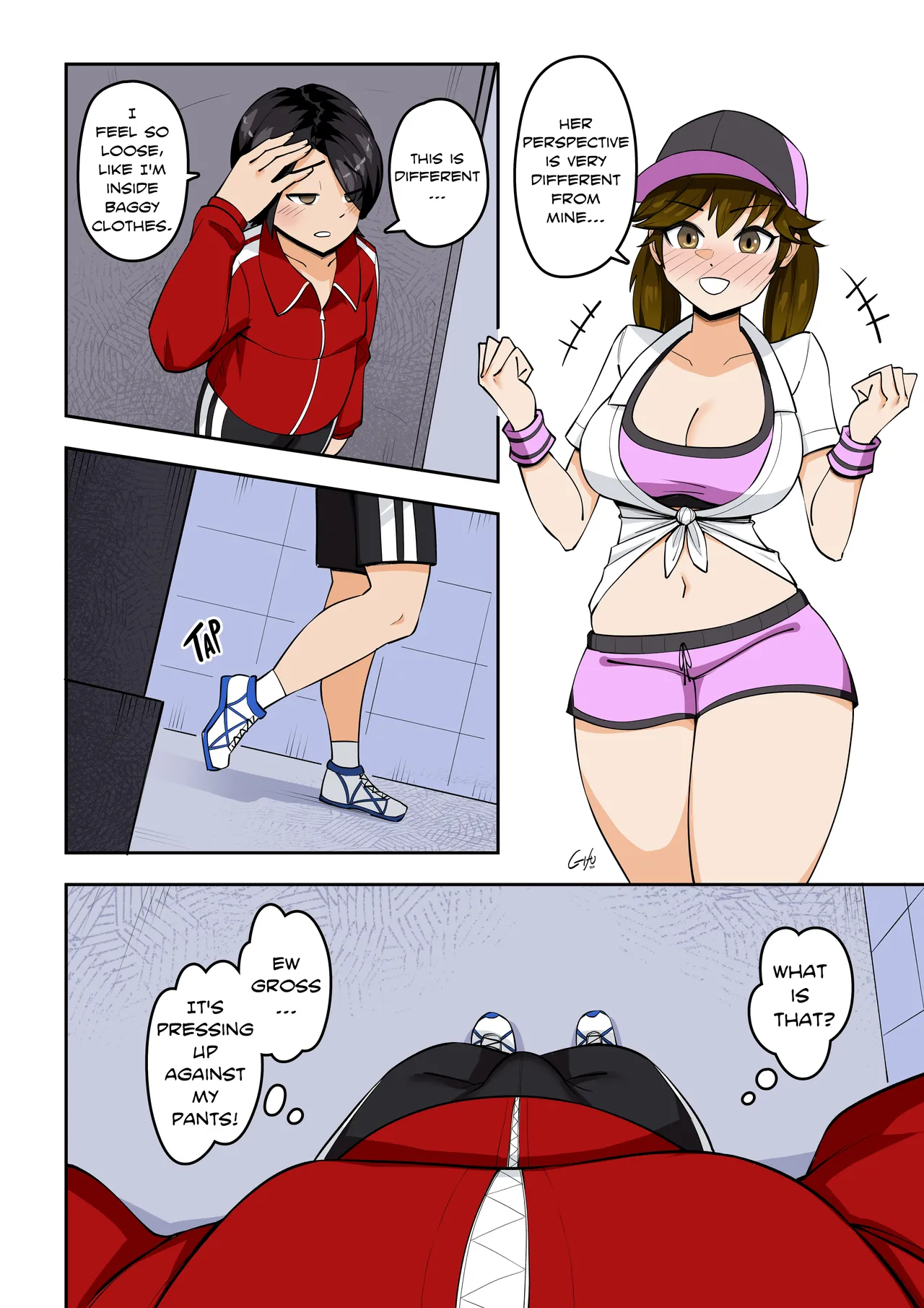 Kawaii Tsun'aho/ Swapping Gym Comic Page 12