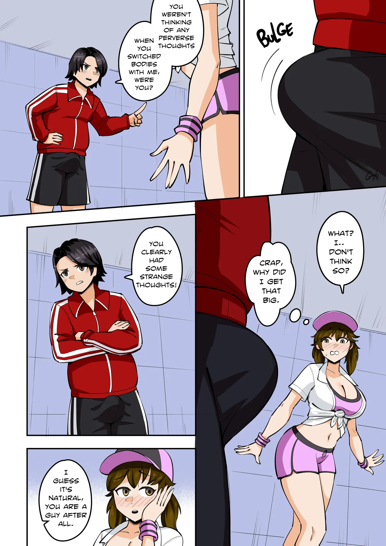 Kawaii Tsun'aho/ Swapping Gym Comic Page 14