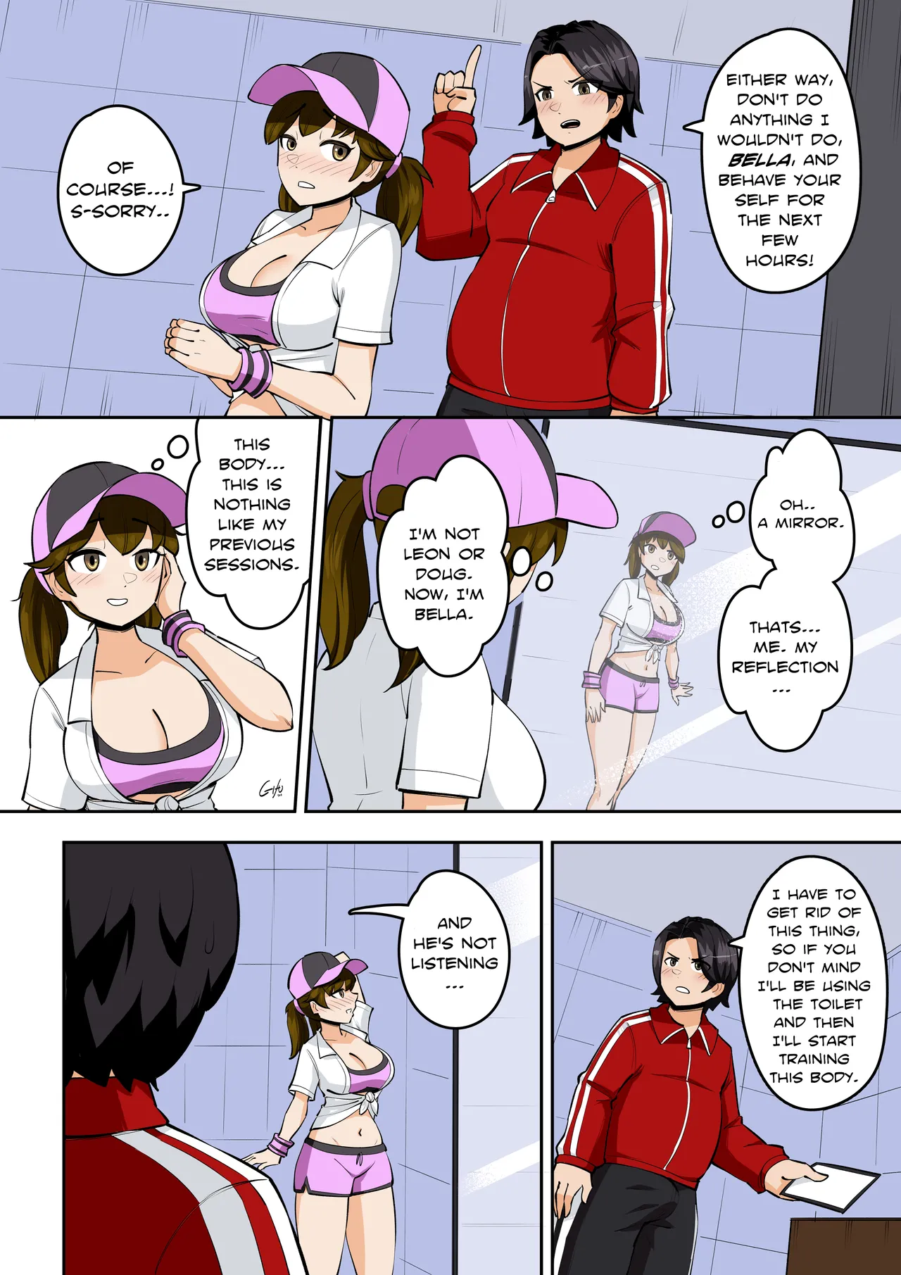 Kawaii Tsun'aho/ Swapping Gym Comic Page 15