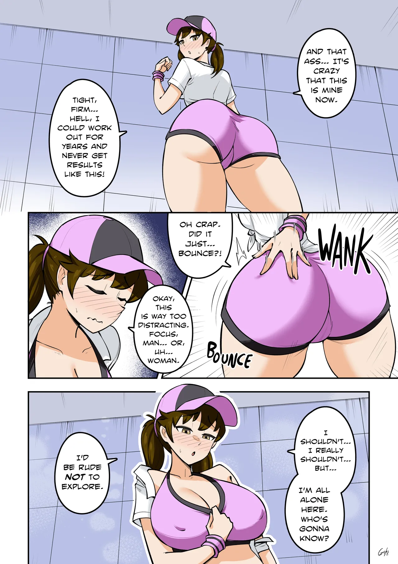 Kawaii Tsun'aho/ Swapping Gym Comic Page 18
